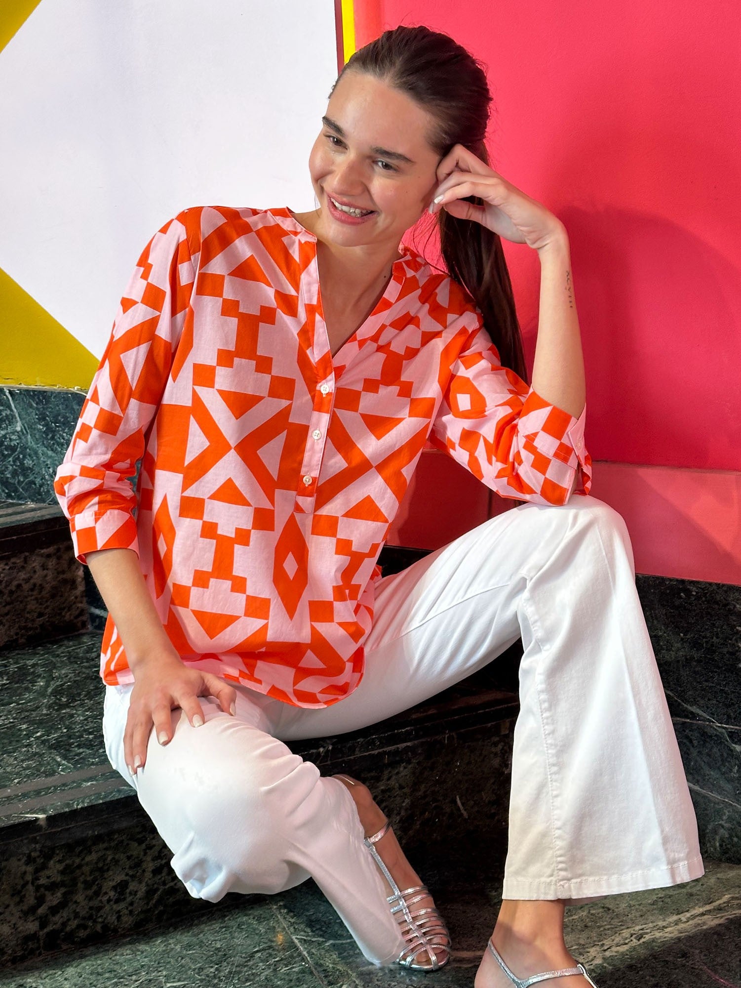 CAMISA ESTAMPADO GEO