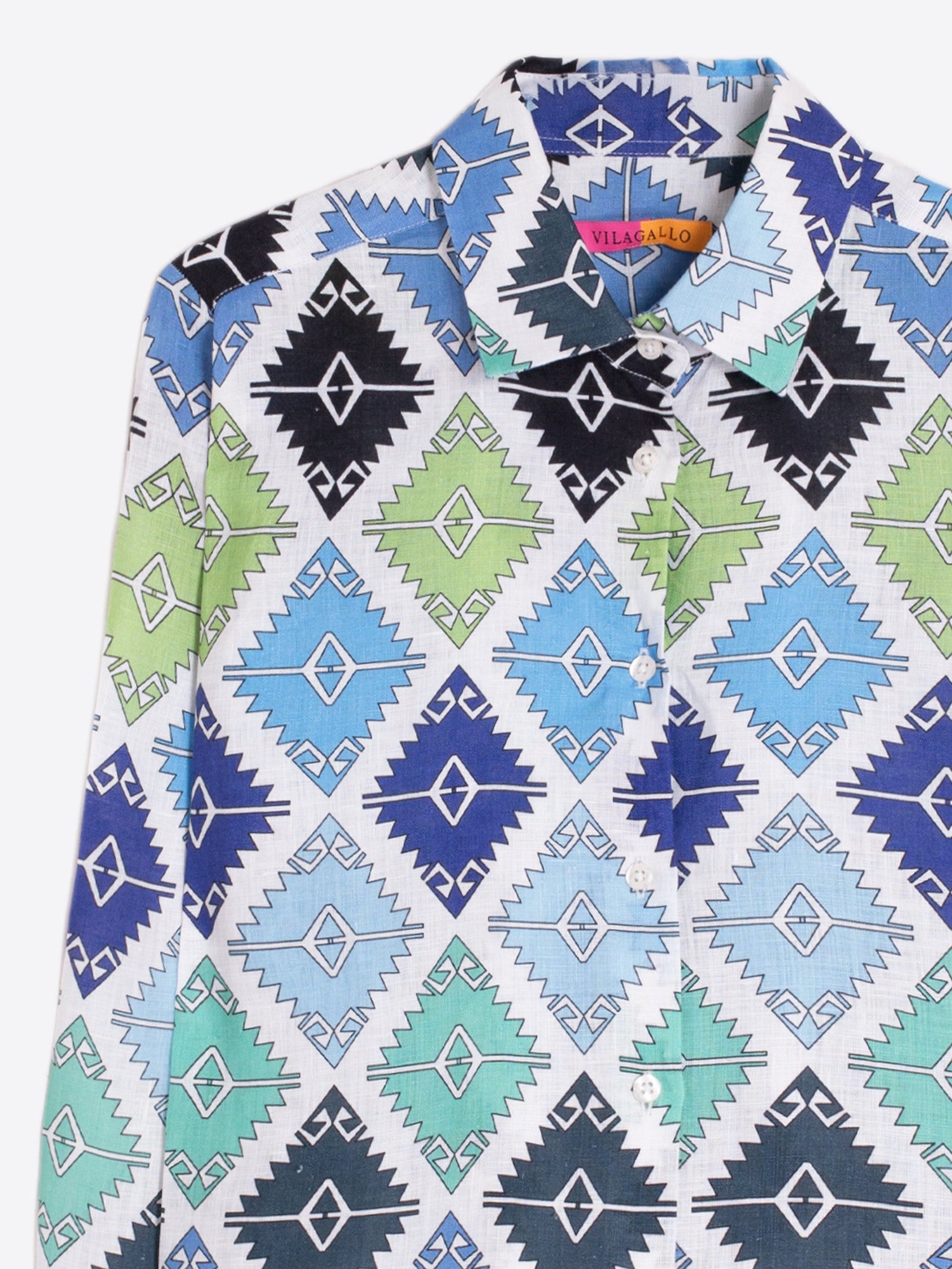 CAMISA ISA NAVAJO TURQUESA
