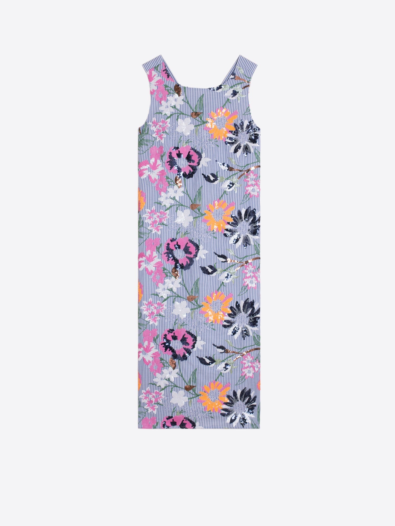 VESTIDO LIANA BORDADO FLORES Y LENTEJUELAS