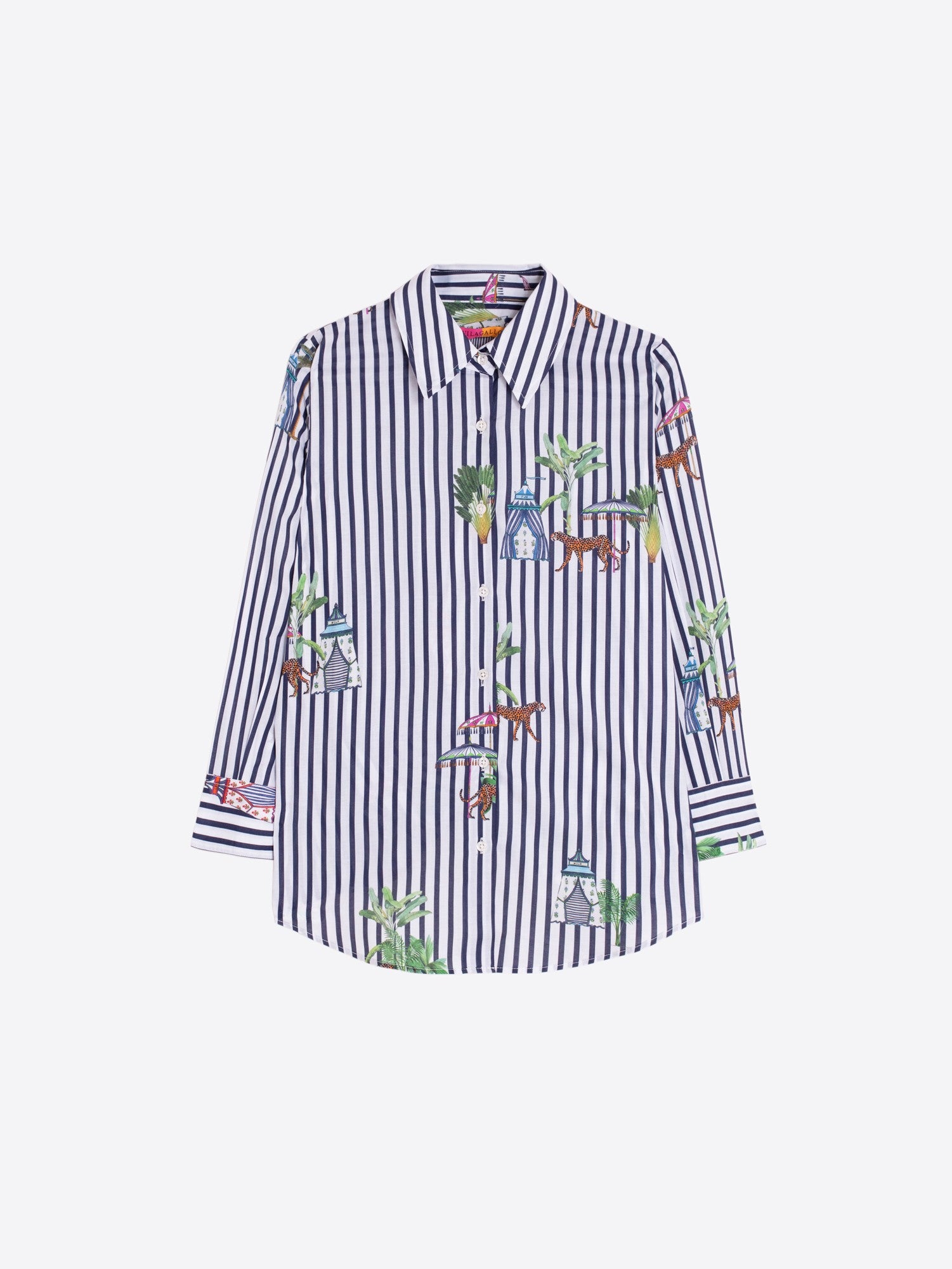CAMISA ESTAMPADO JAIMAS Y RAYAS