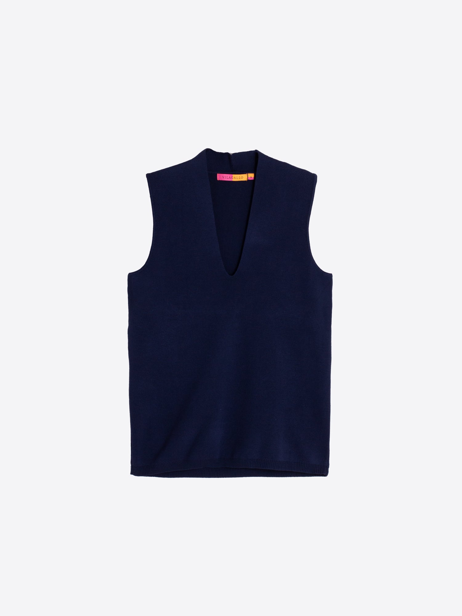 TOP MARINO ESCOTE EN V
