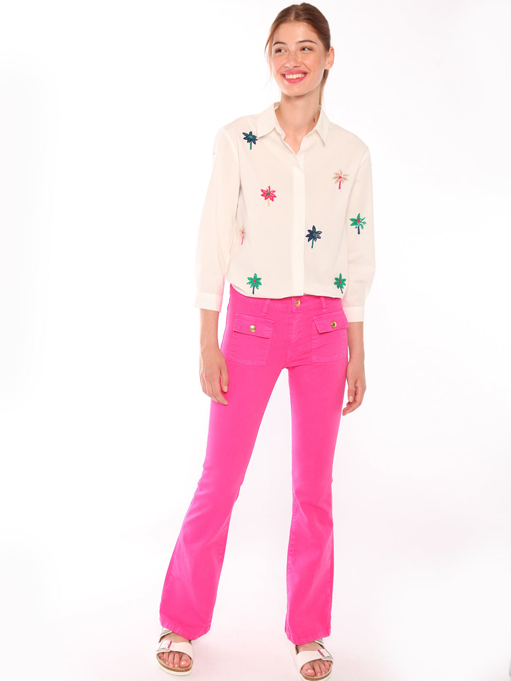 PANTALON LORETTA FUCSIA