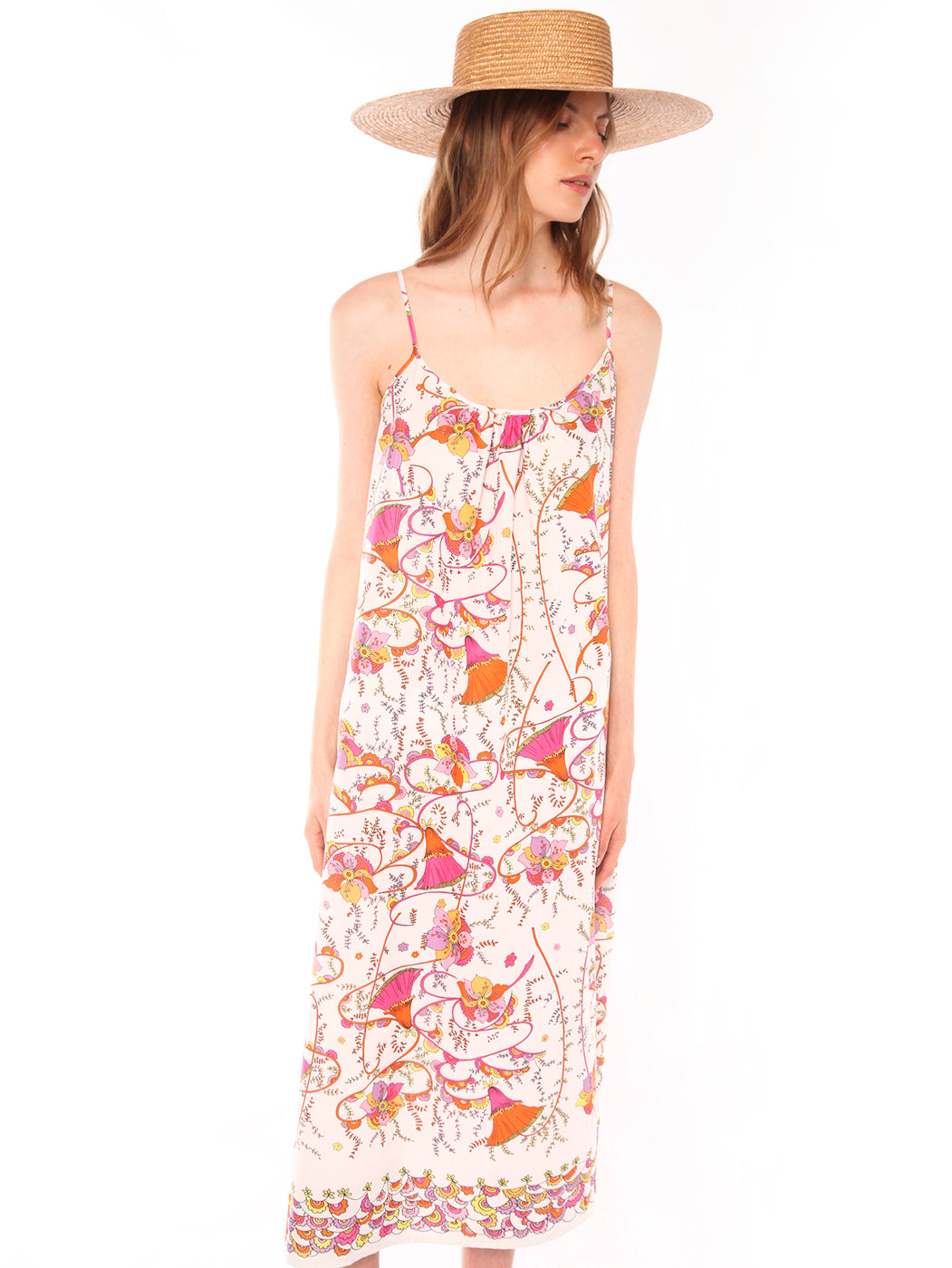 VESTIDO MARTINA GIVERNY ECRU