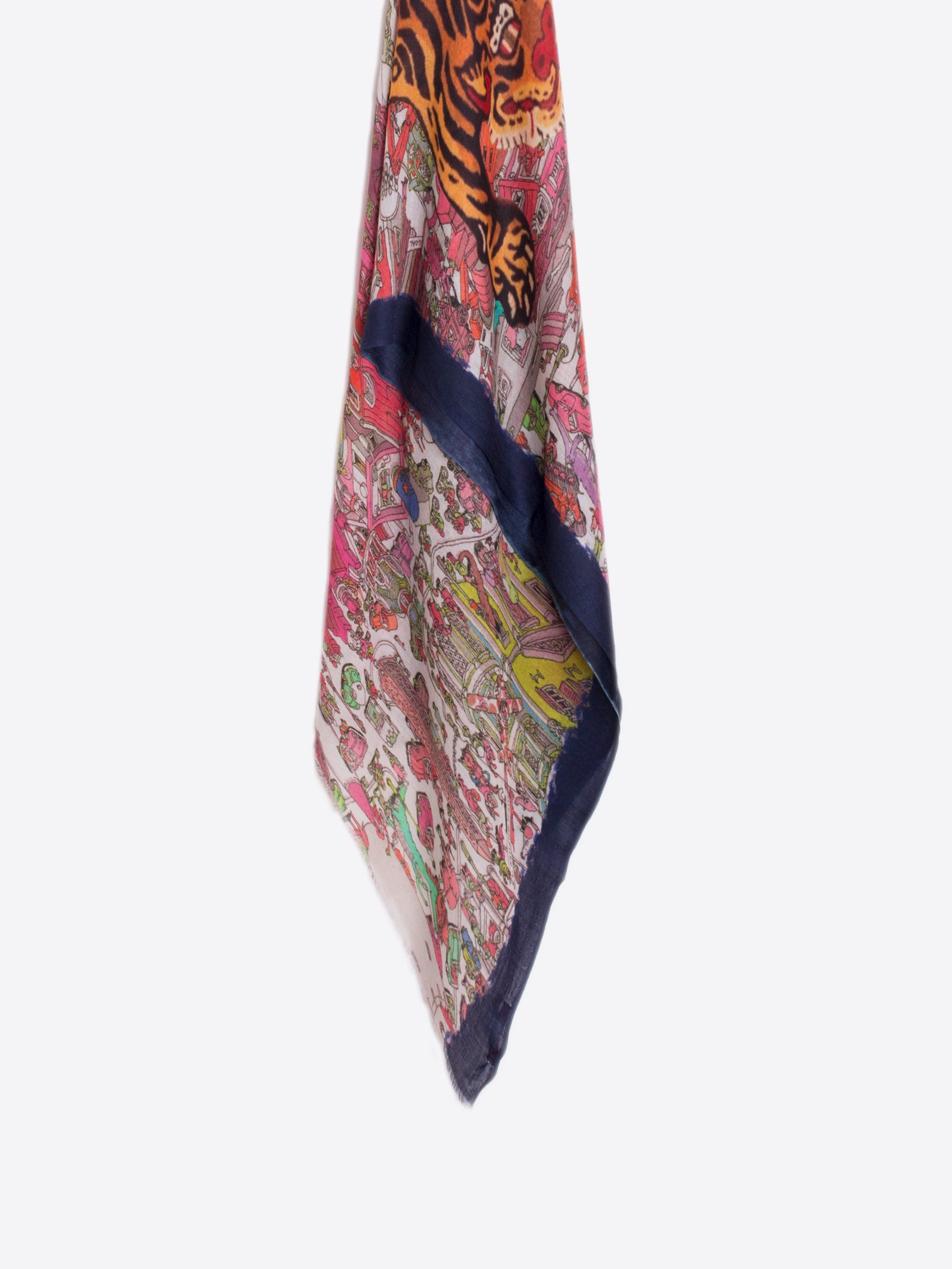 FOULARD TIBETAN TIGER SCARF