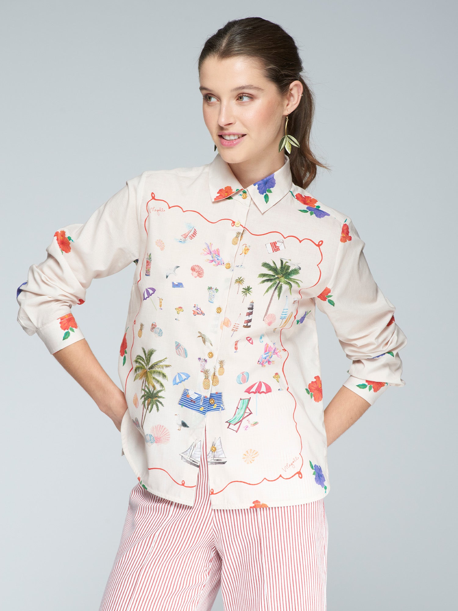 CAMISA ISABELLA MENORCA PRINT