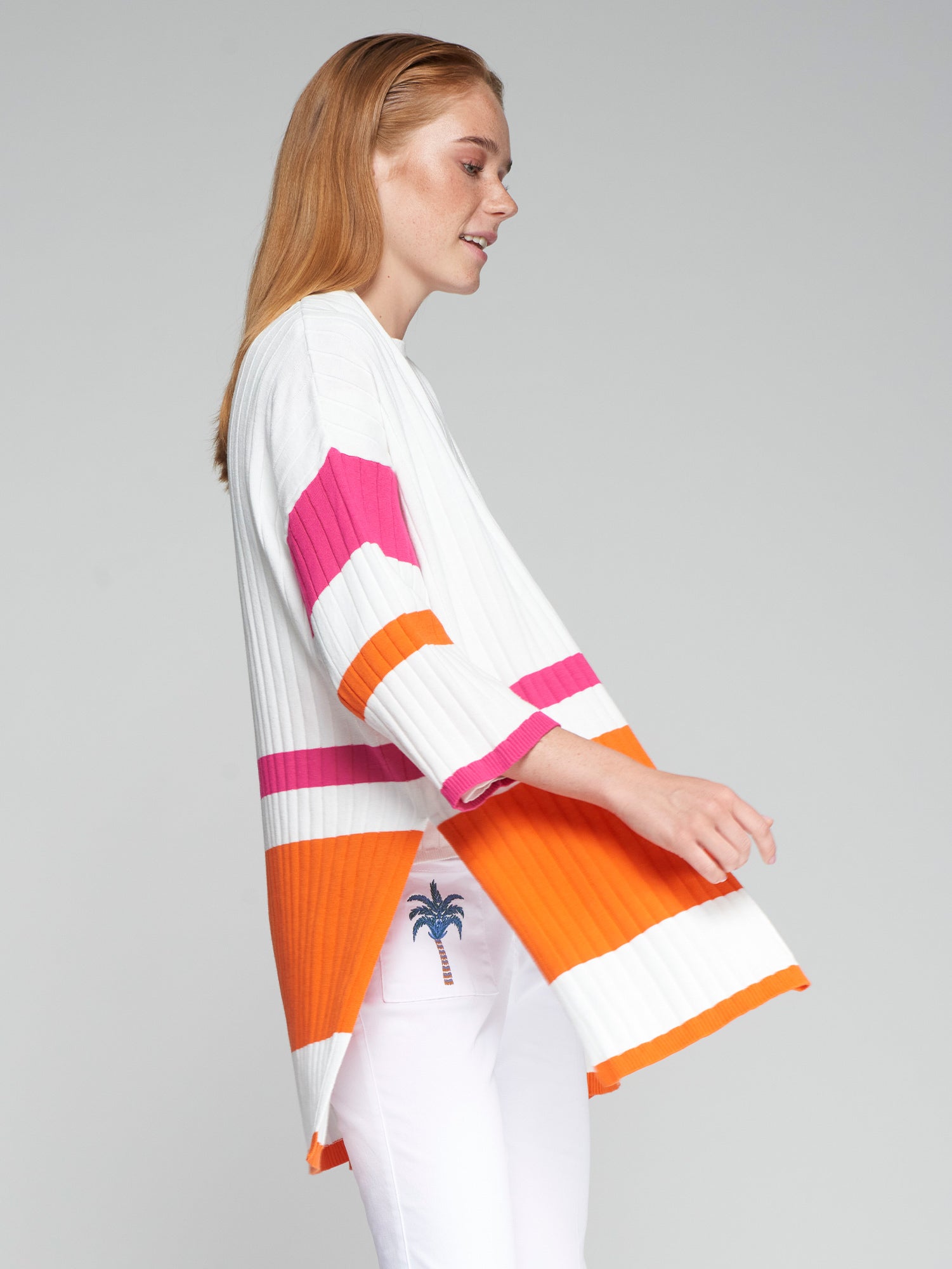 PUNTO CARD CANALE MAIA COLOUR BI CRUDO ROSA NARANJA