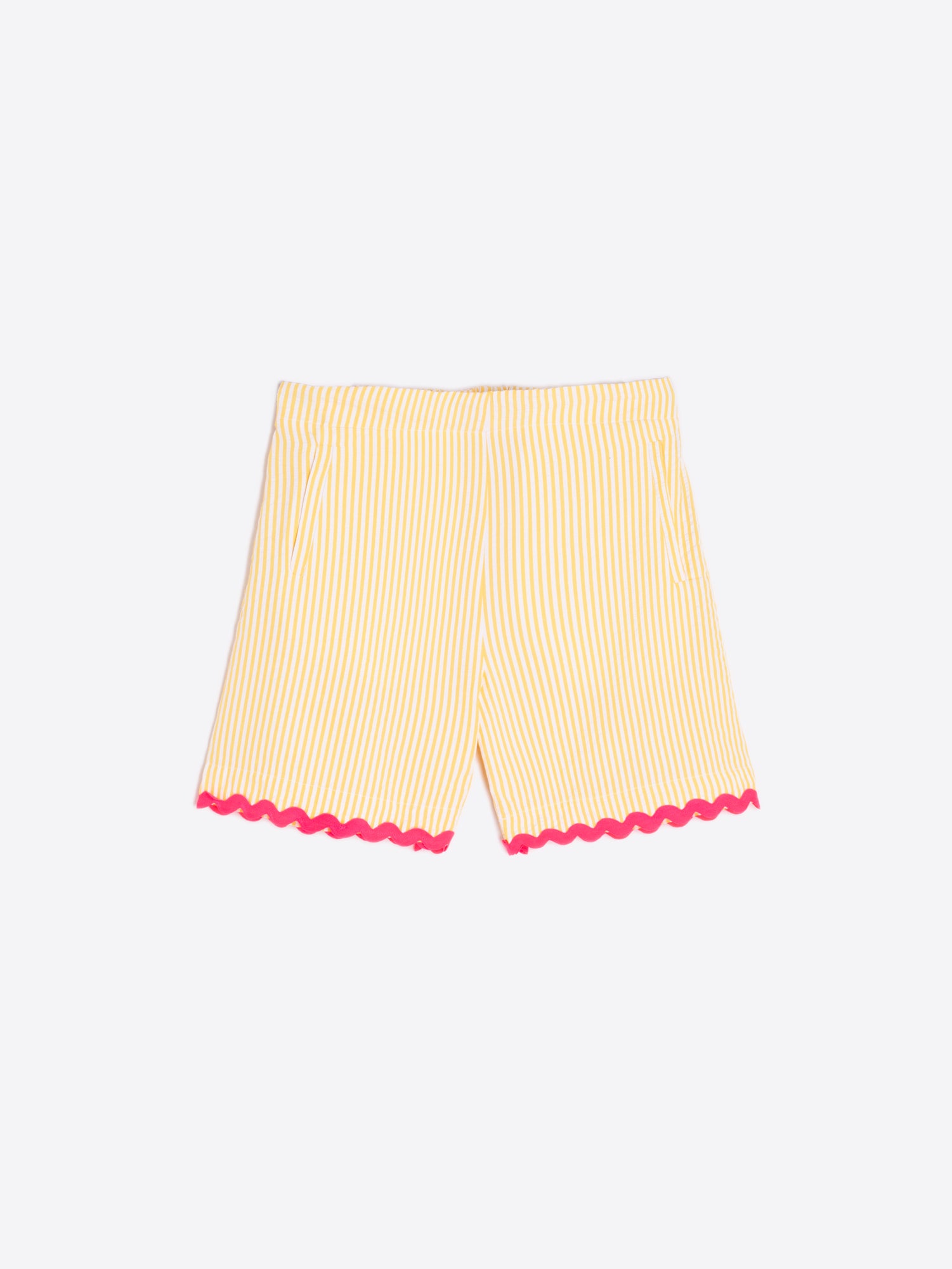 BERMUDA SANDRA 500 RAYAS AMARILLO