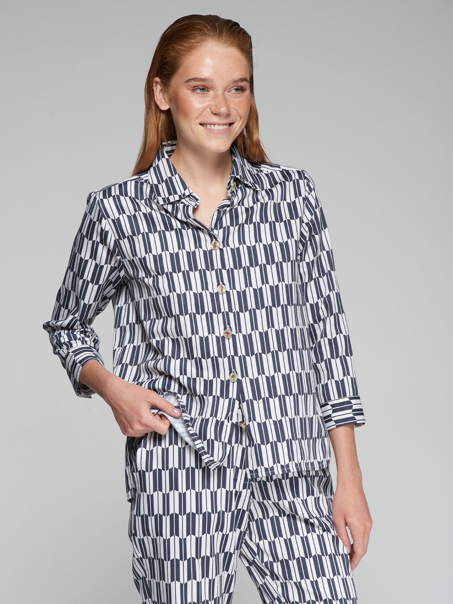 CAMISA POLINE ESPIGA MARINO