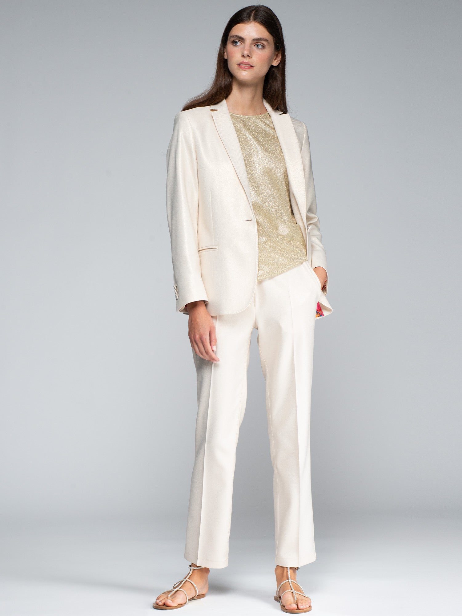 PANTALON TIFFANY DORADA