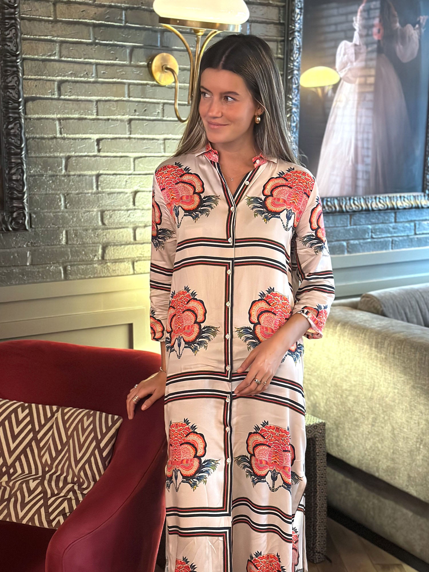 VESTIDO DIANA FLOR PAÑUELO