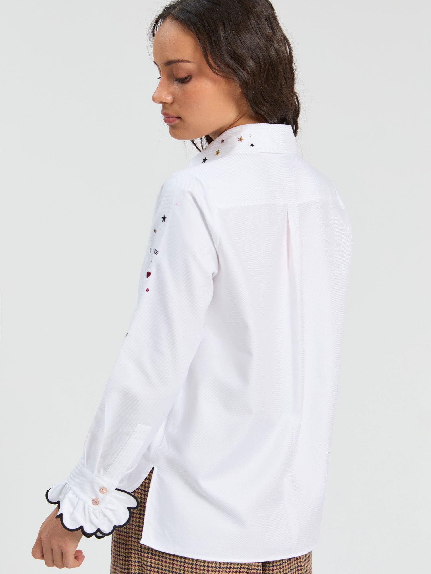 WHITE SHIRT EMBROIDERED HOTEL VILAGALLO