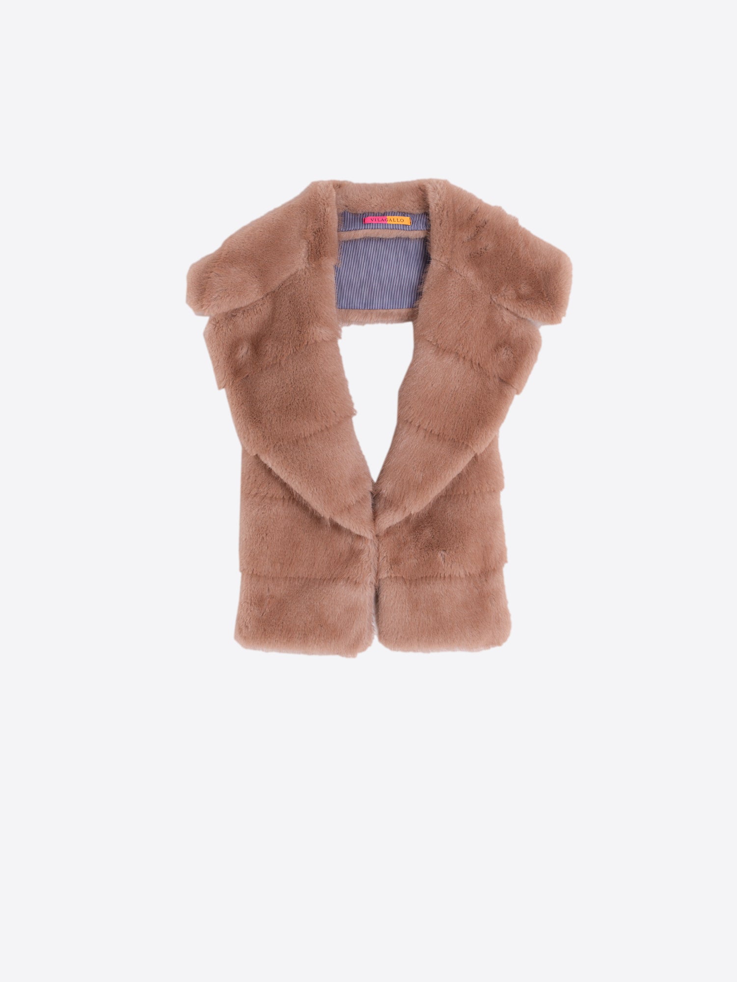 CAMEL FUR COLLAR