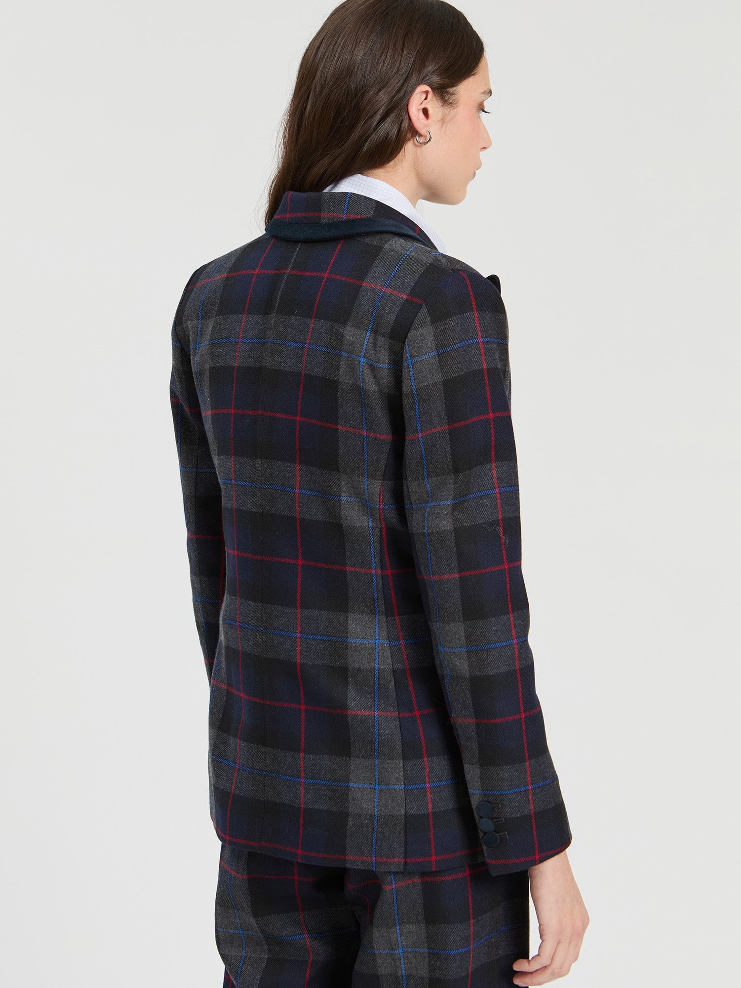GREY PLAID JACKET