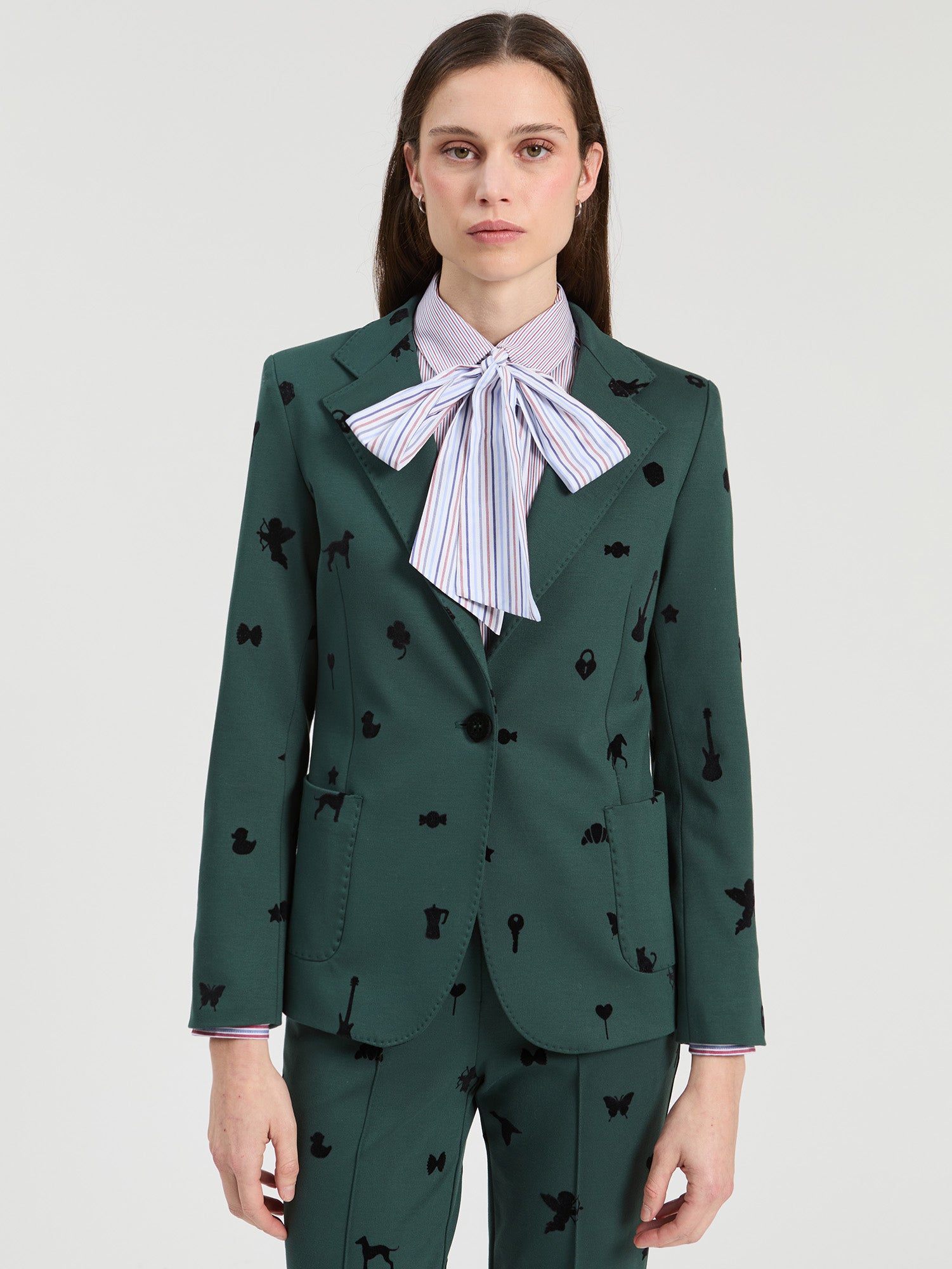 ROMA KNIT JACKET GREEN
