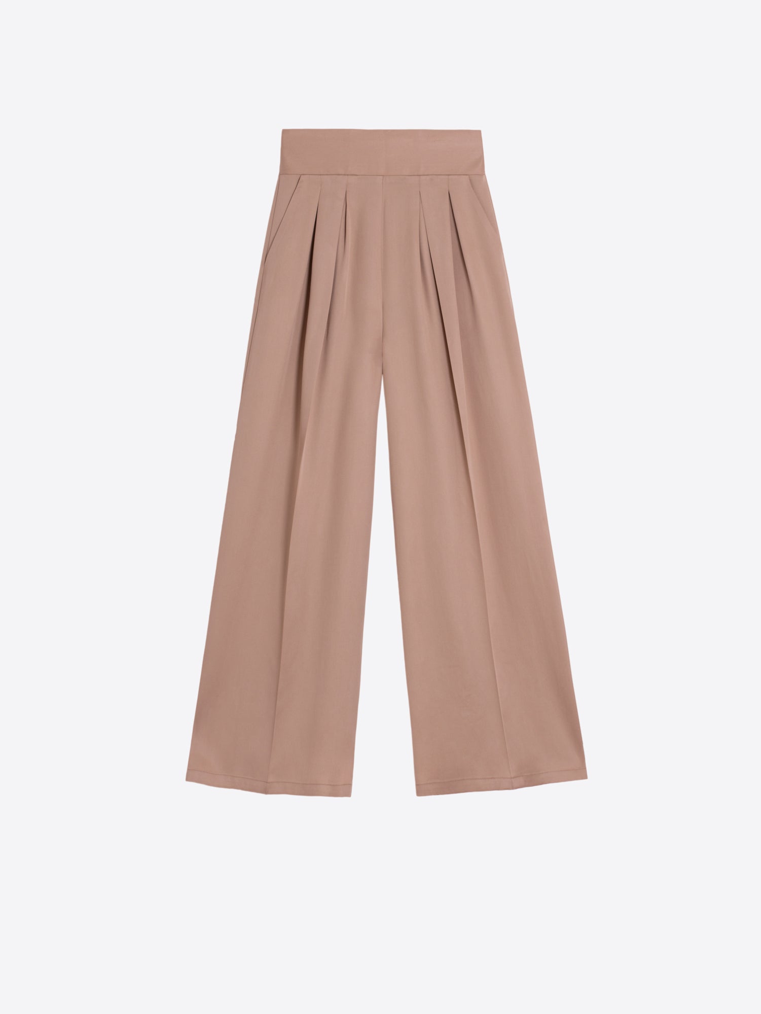 CAMEL PALAZZO PANTS