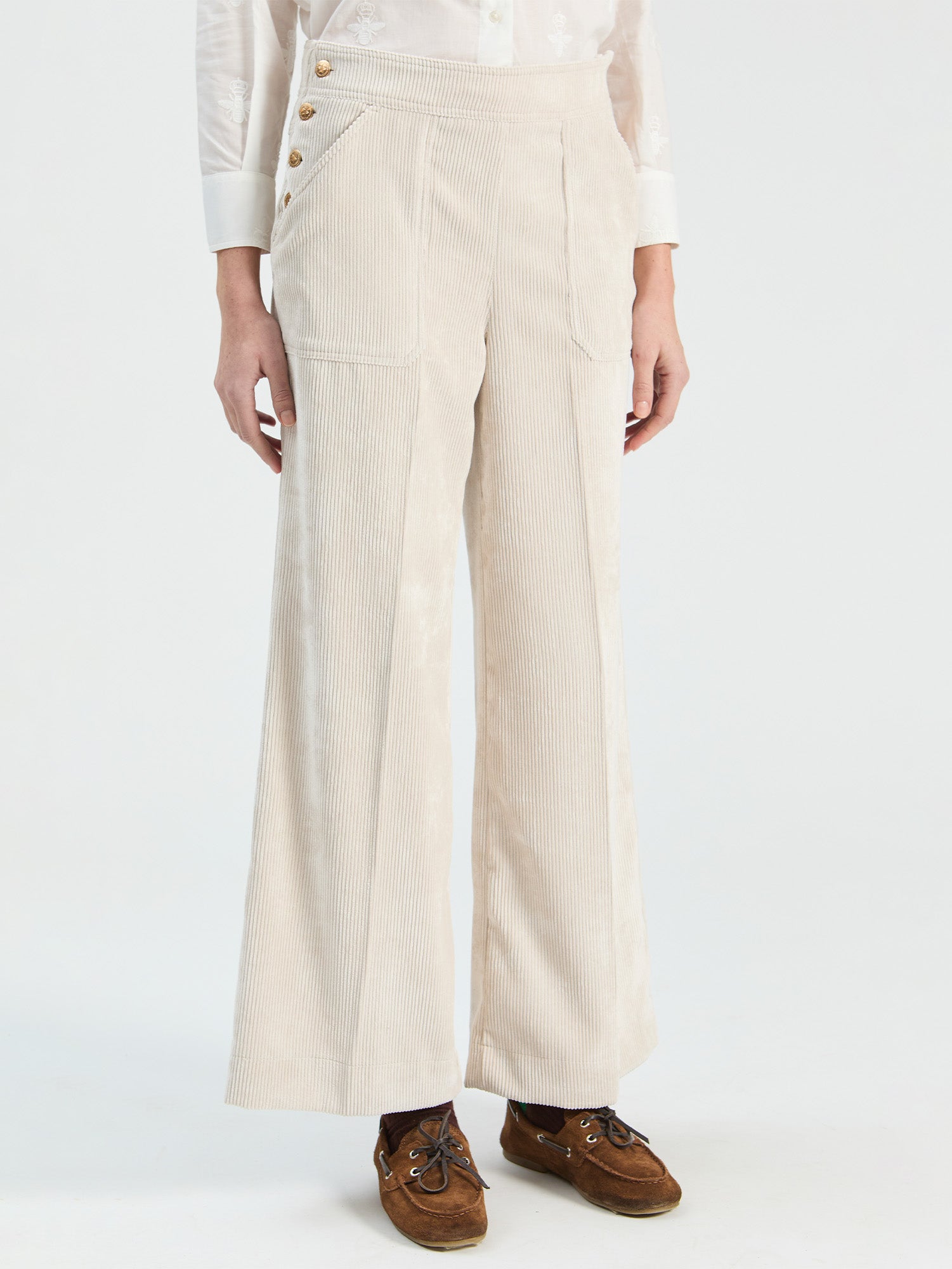 RAW CORDUROY TROUSERS