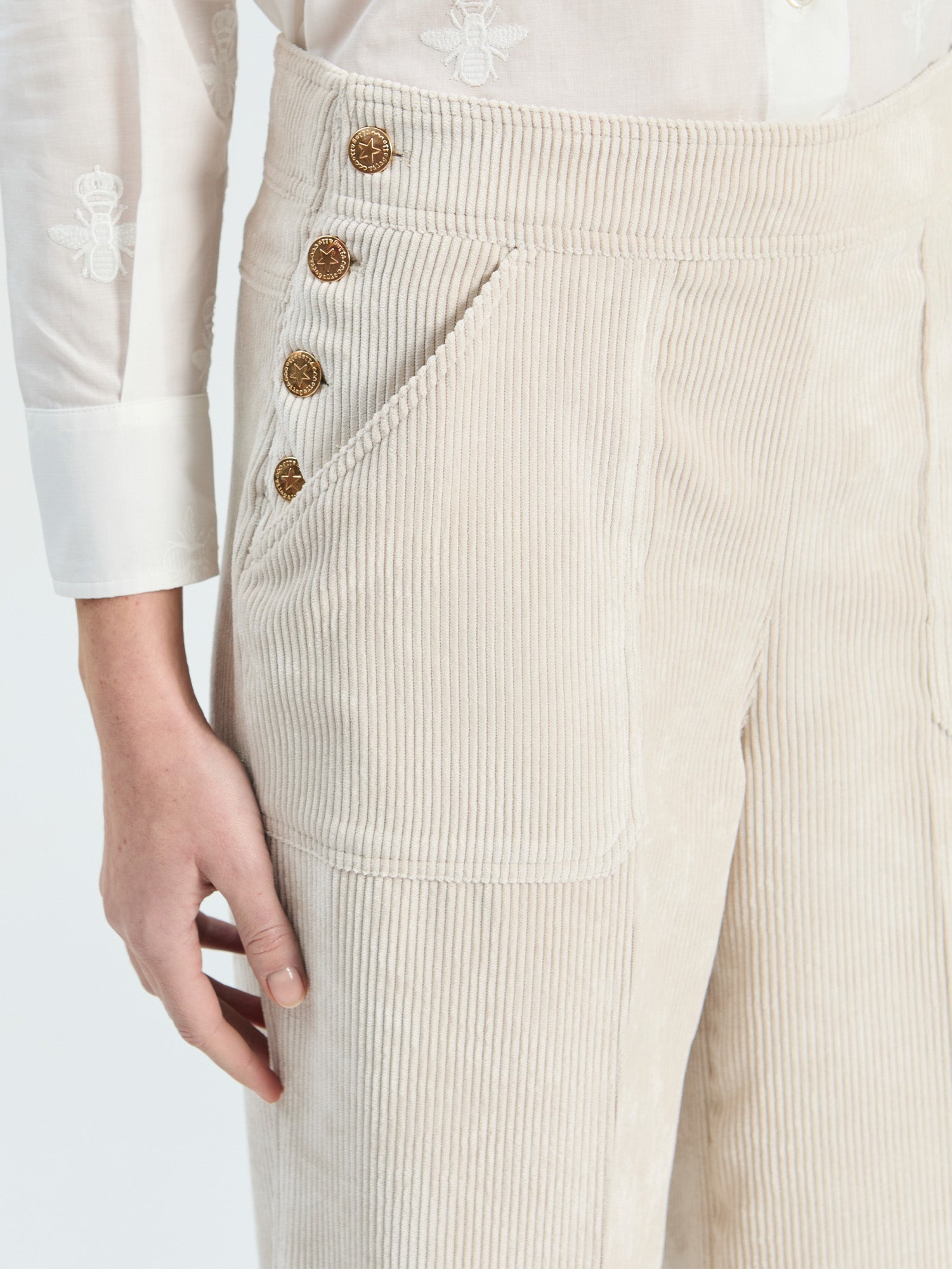 RAW CORDUROY TROUSERS