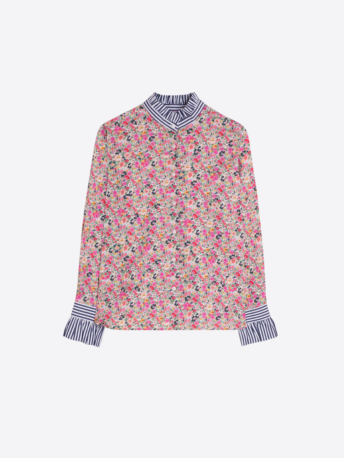 CAMISA MINIFLOR CRUDO