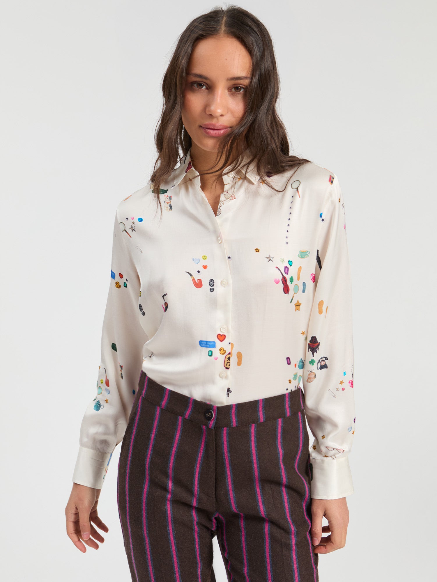 SHERLOCK RAW SATIN SHIRT