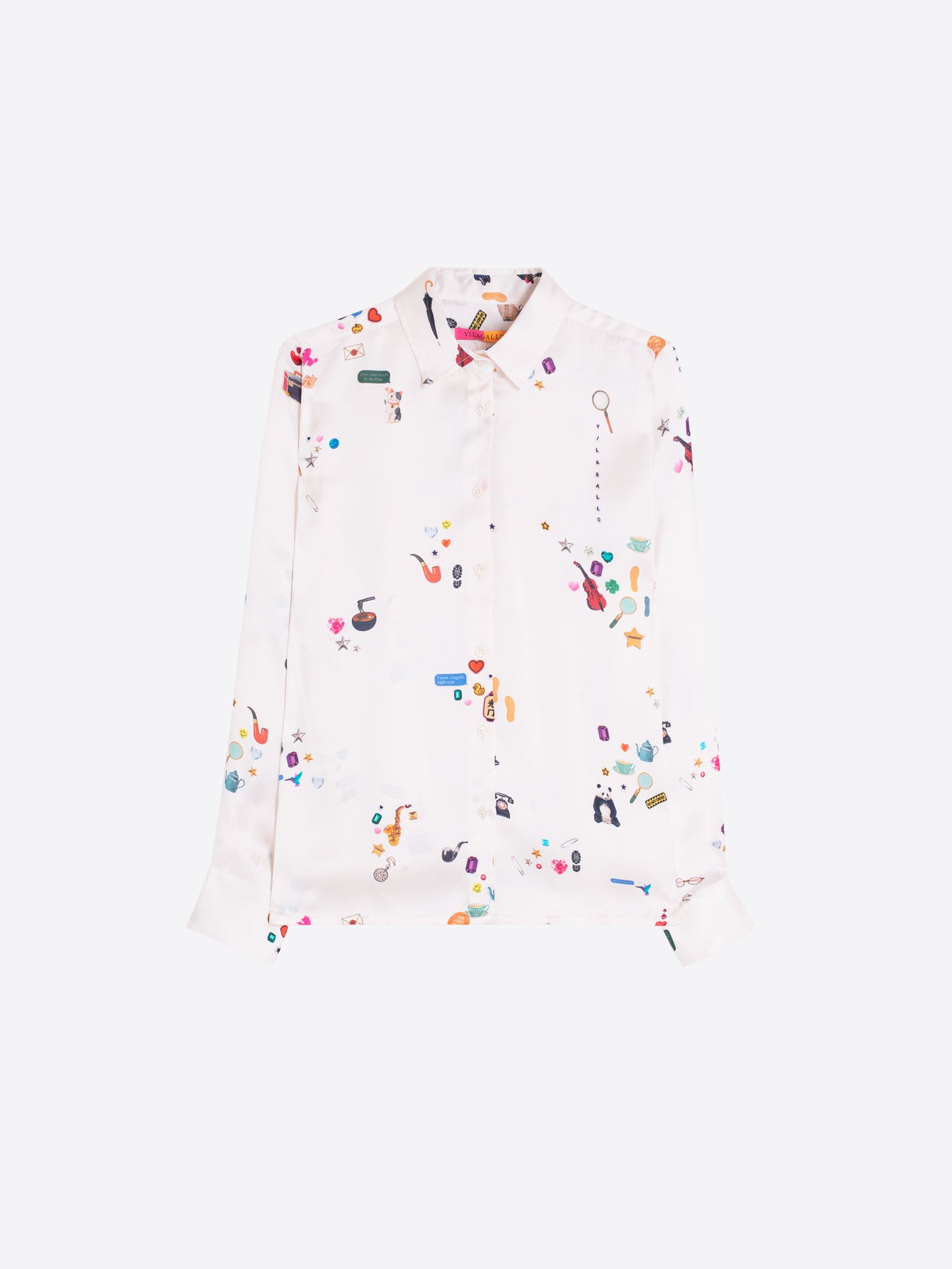 SHERLOCK RAW SATIN SHIRT