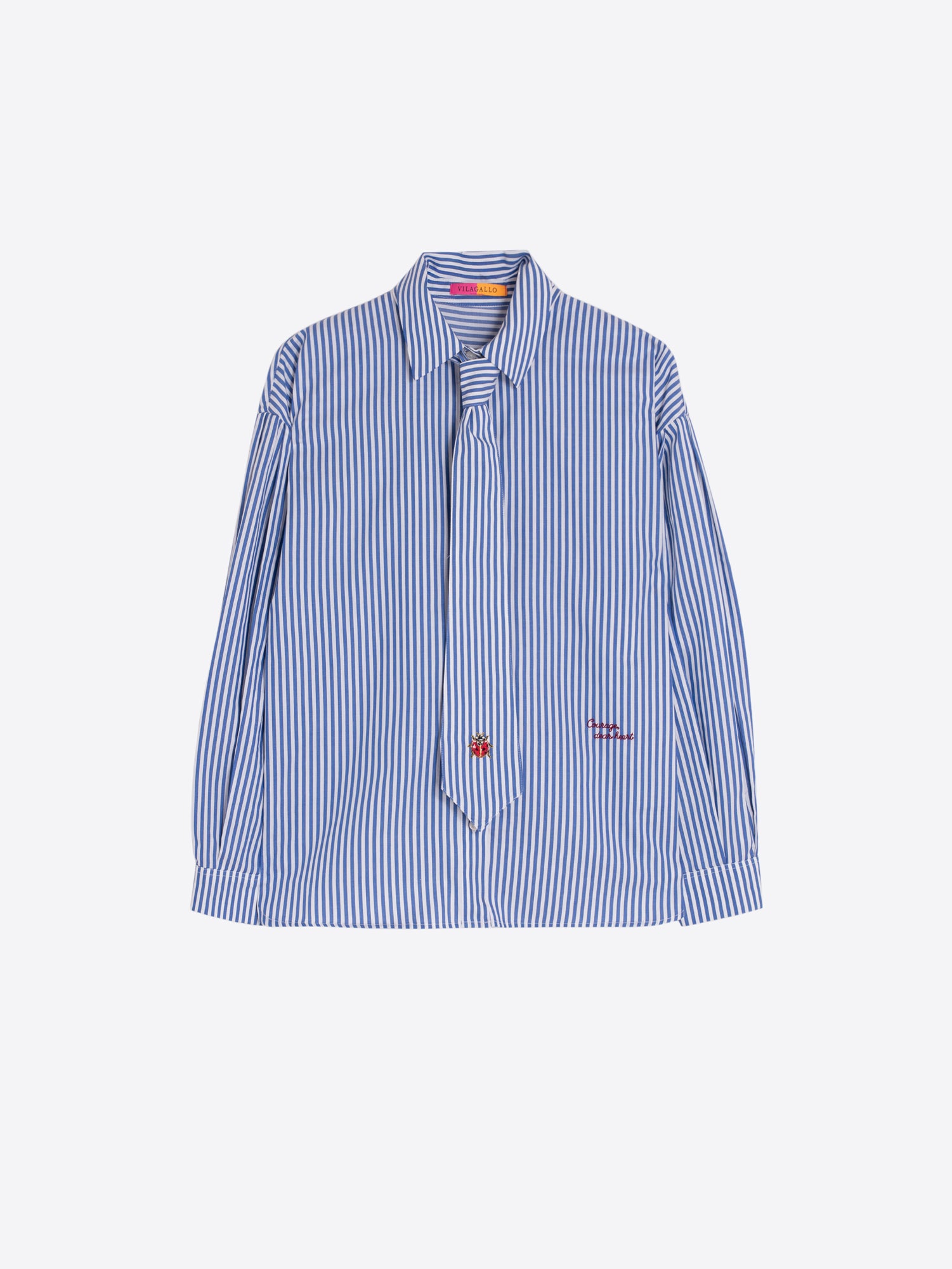 TEAL STRIPED SHIRT TIE