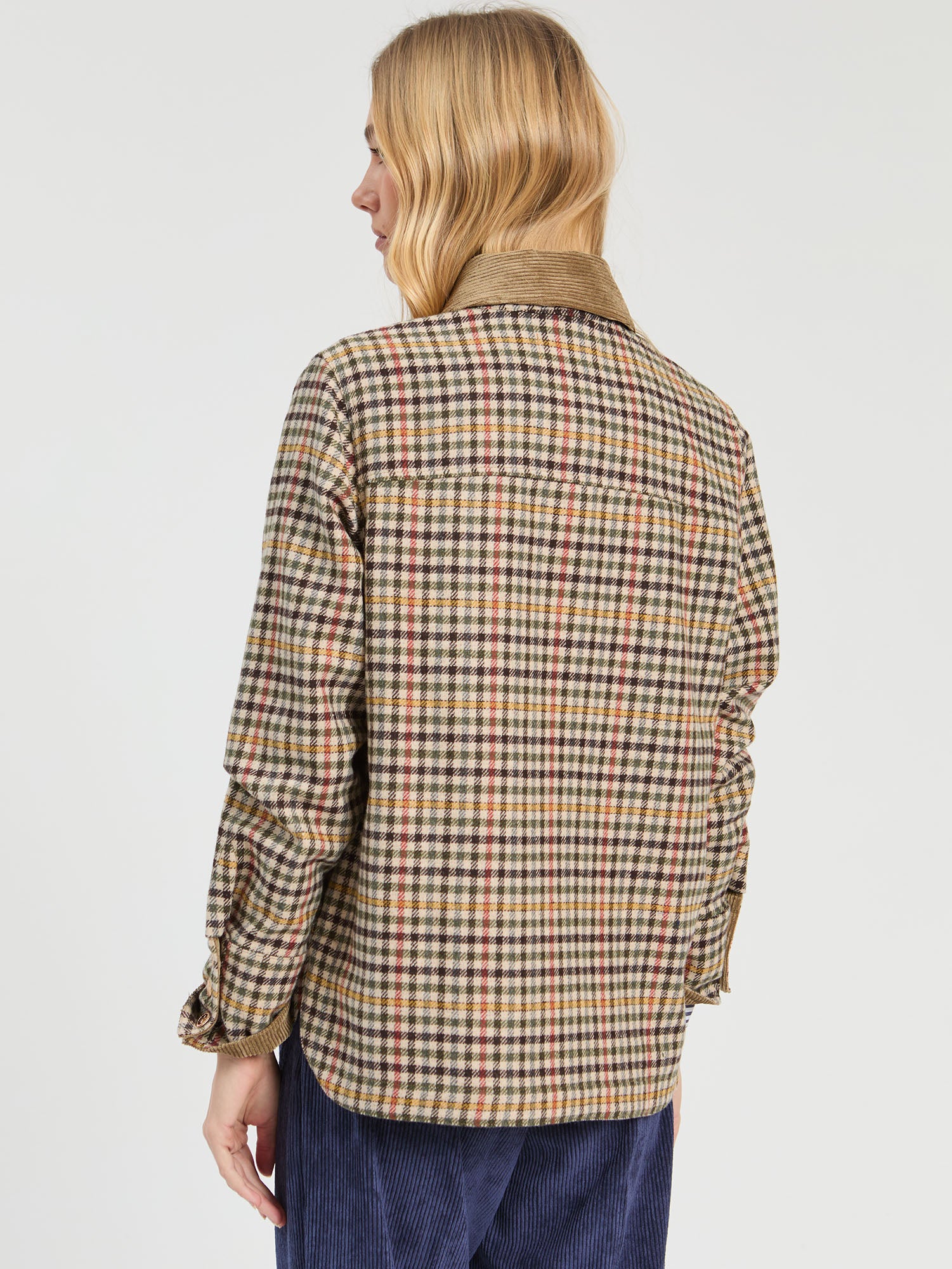 HOUNDSTOOTH JACKET REMOVABLE HOOD