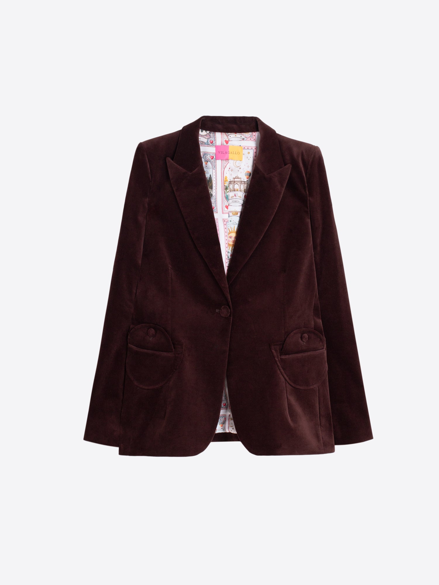 BROWN VELVET JACKET