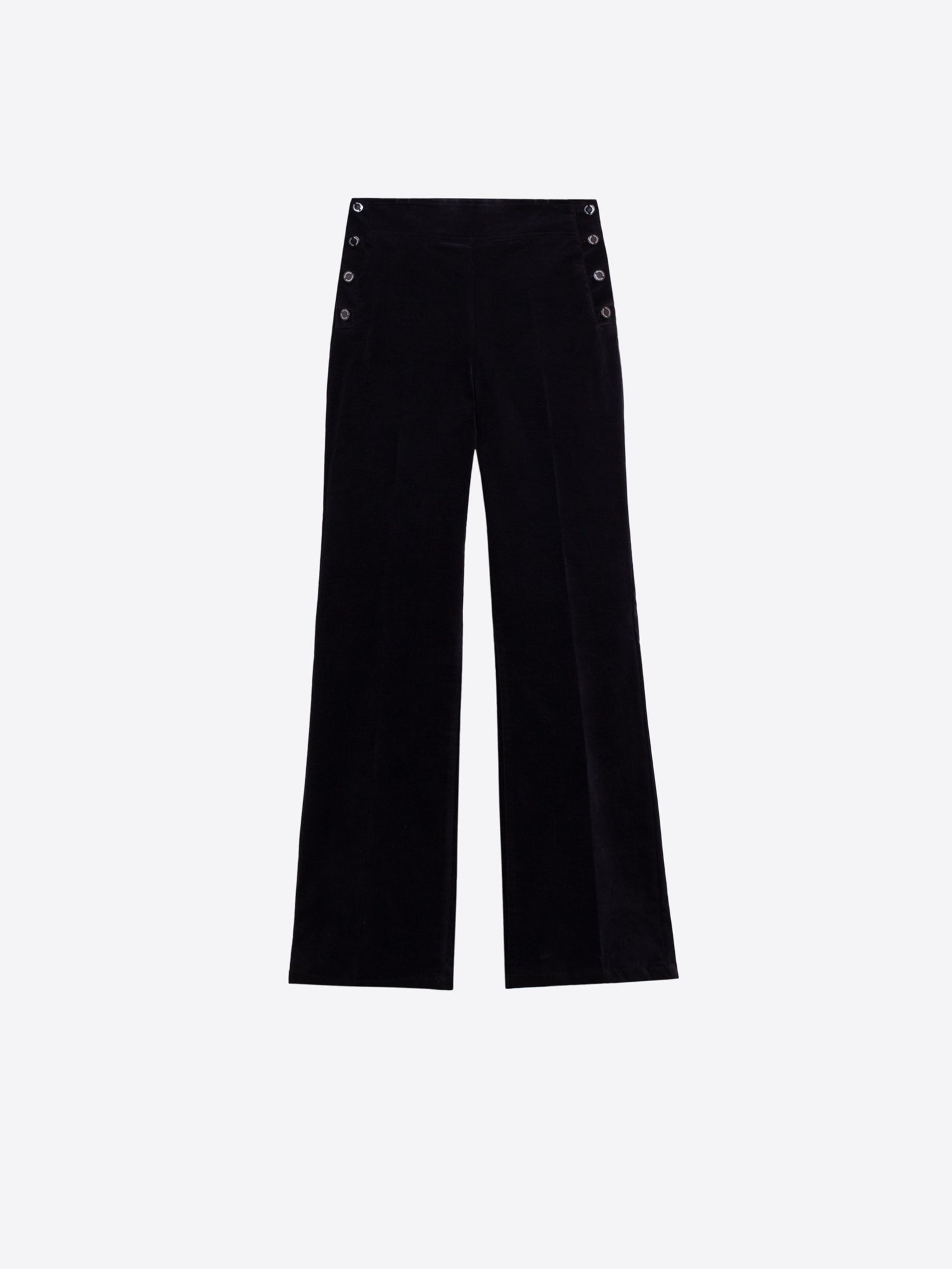 BLACK VELVET TROUSERS