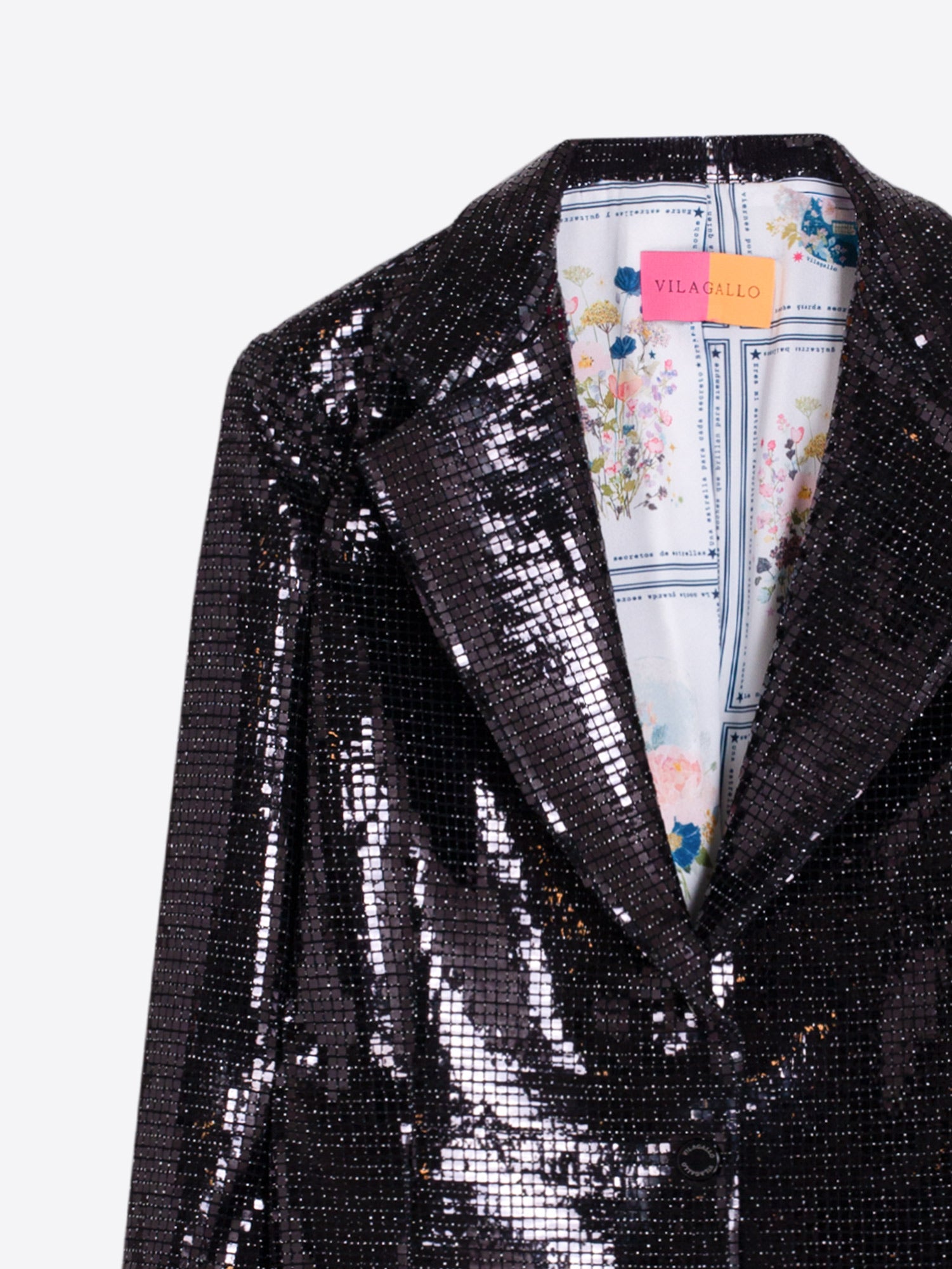 BLACK SEQUIN JACKET