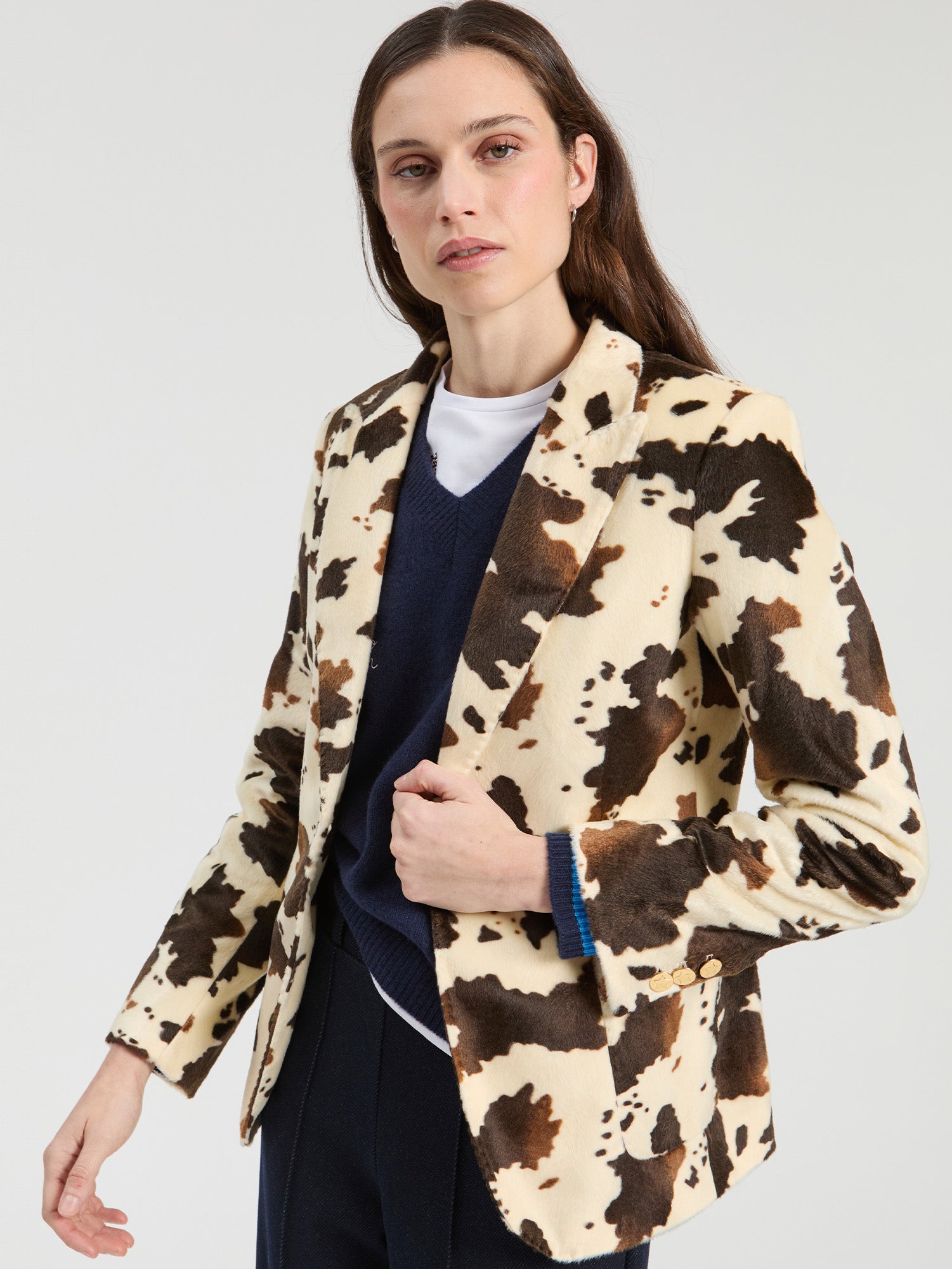 COW PRINT JACKET
