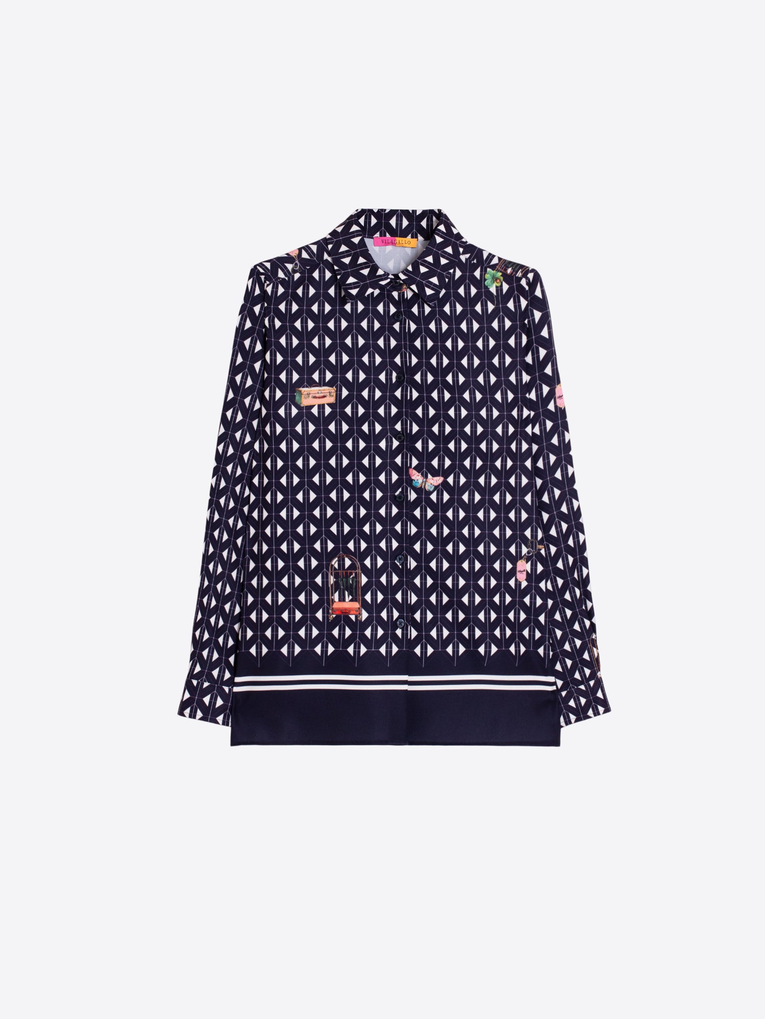 GEO NAVY HOTEL SHIRT