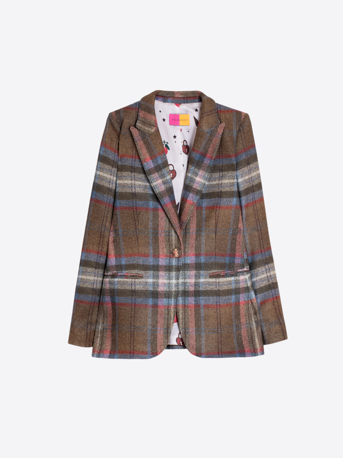 CHAQUETA CUADROS TARTÁN
