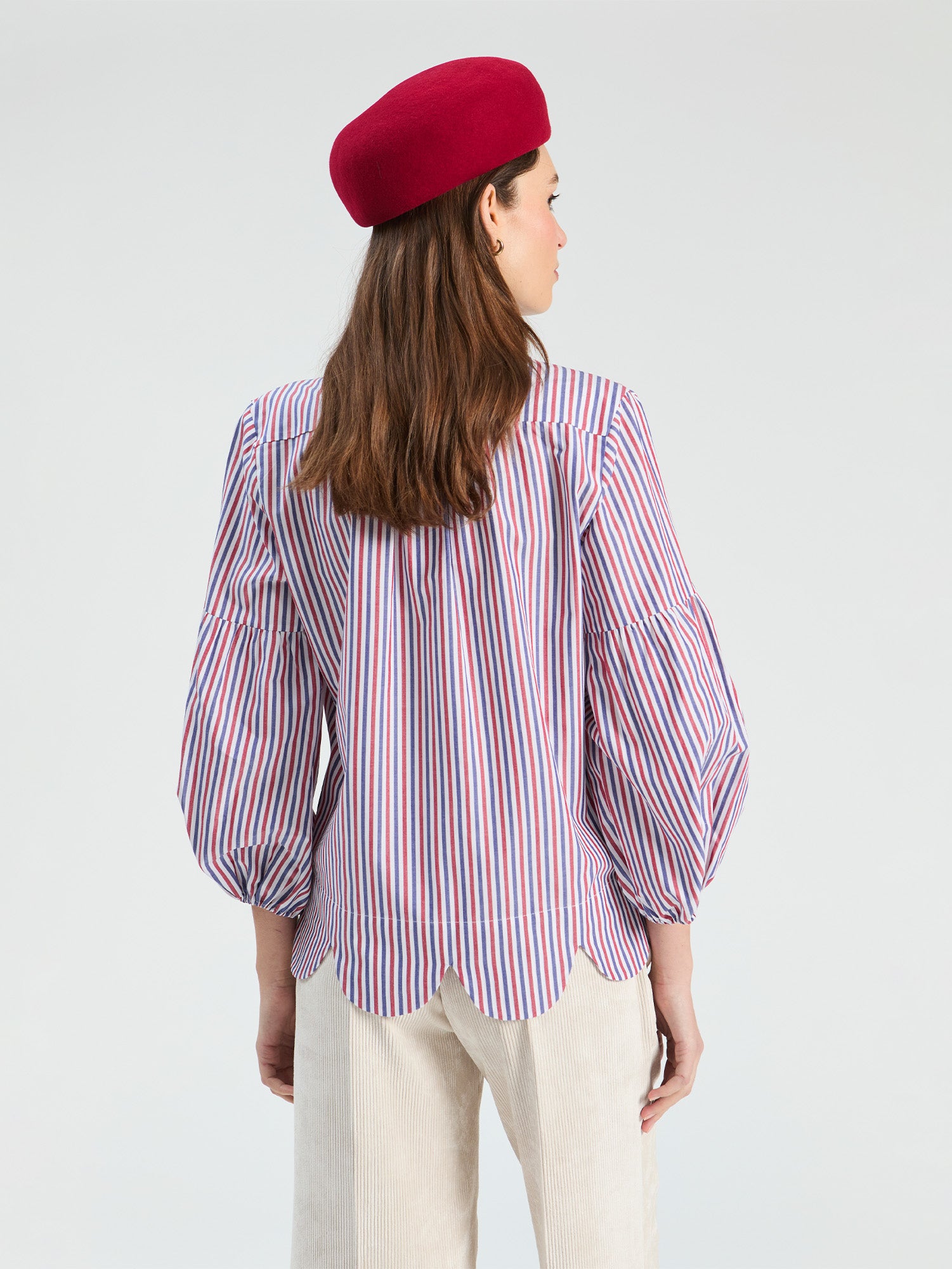 BICOLOR STRIPED SHIRT