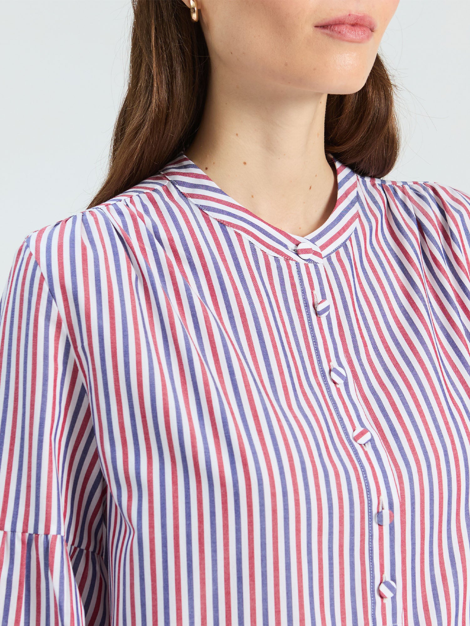 BICOLOR STRIPED SHIRT