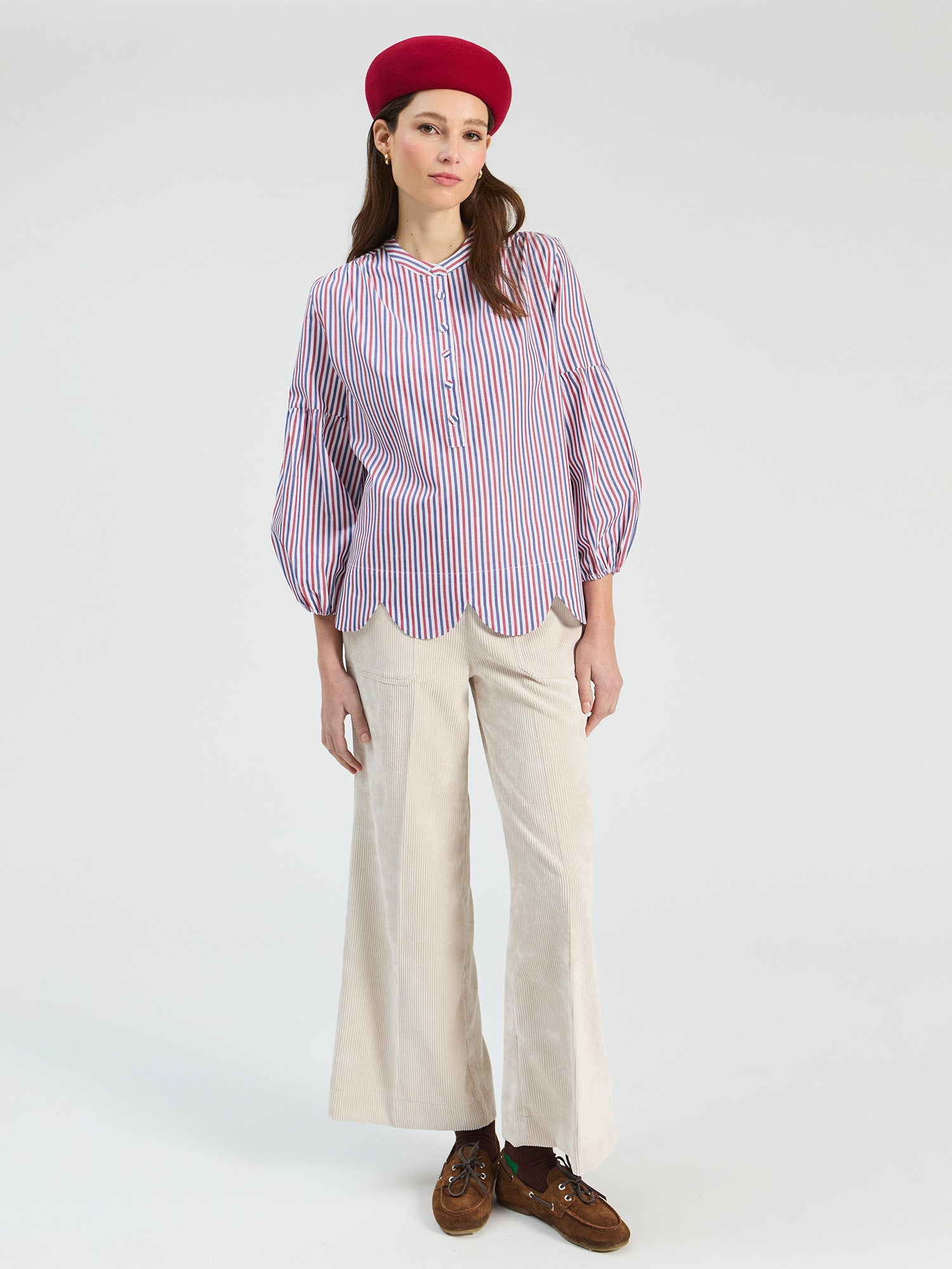 BICOLOR STRIPED SHIRT