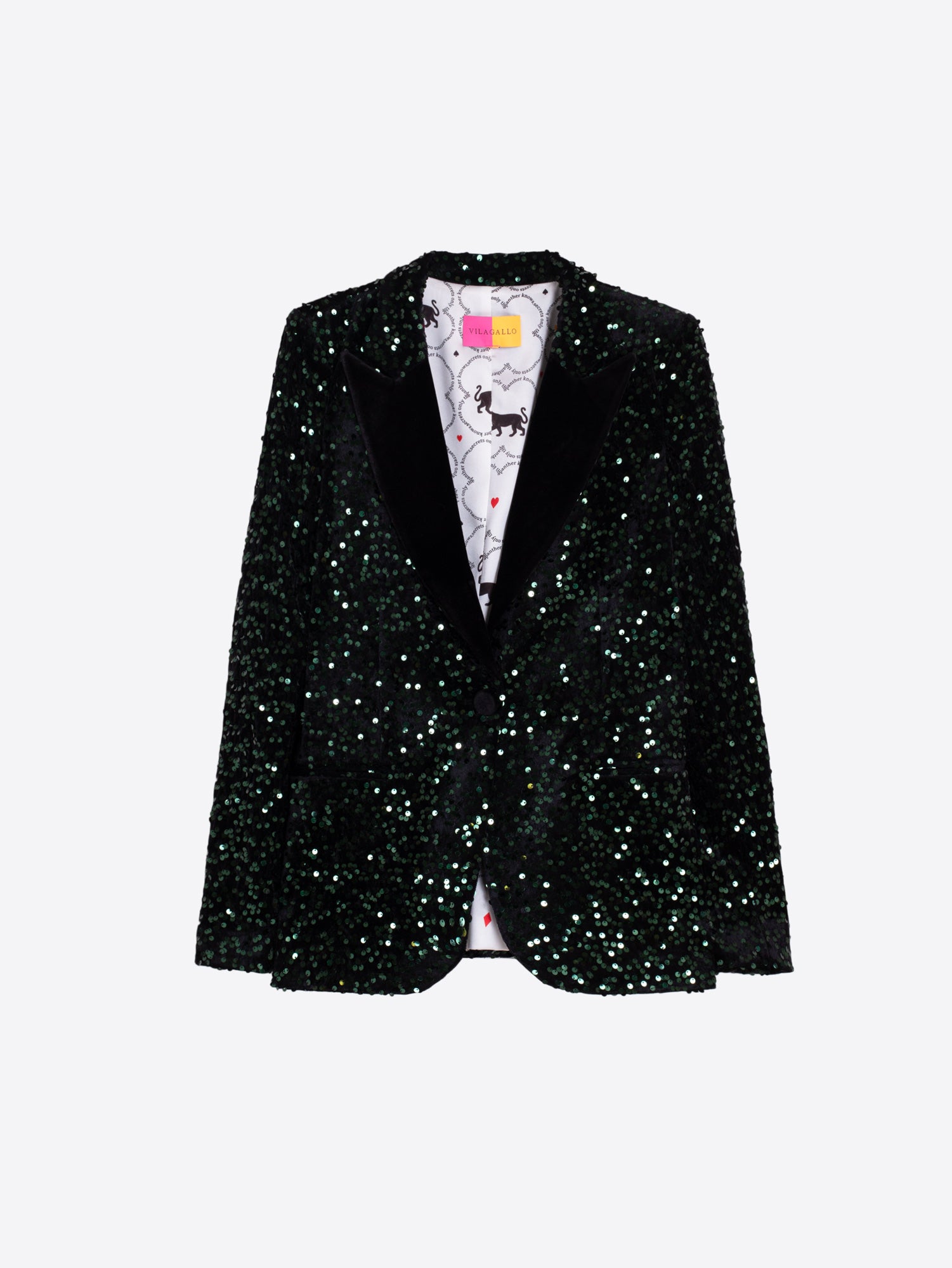 GREEN SEQUIN JACKET