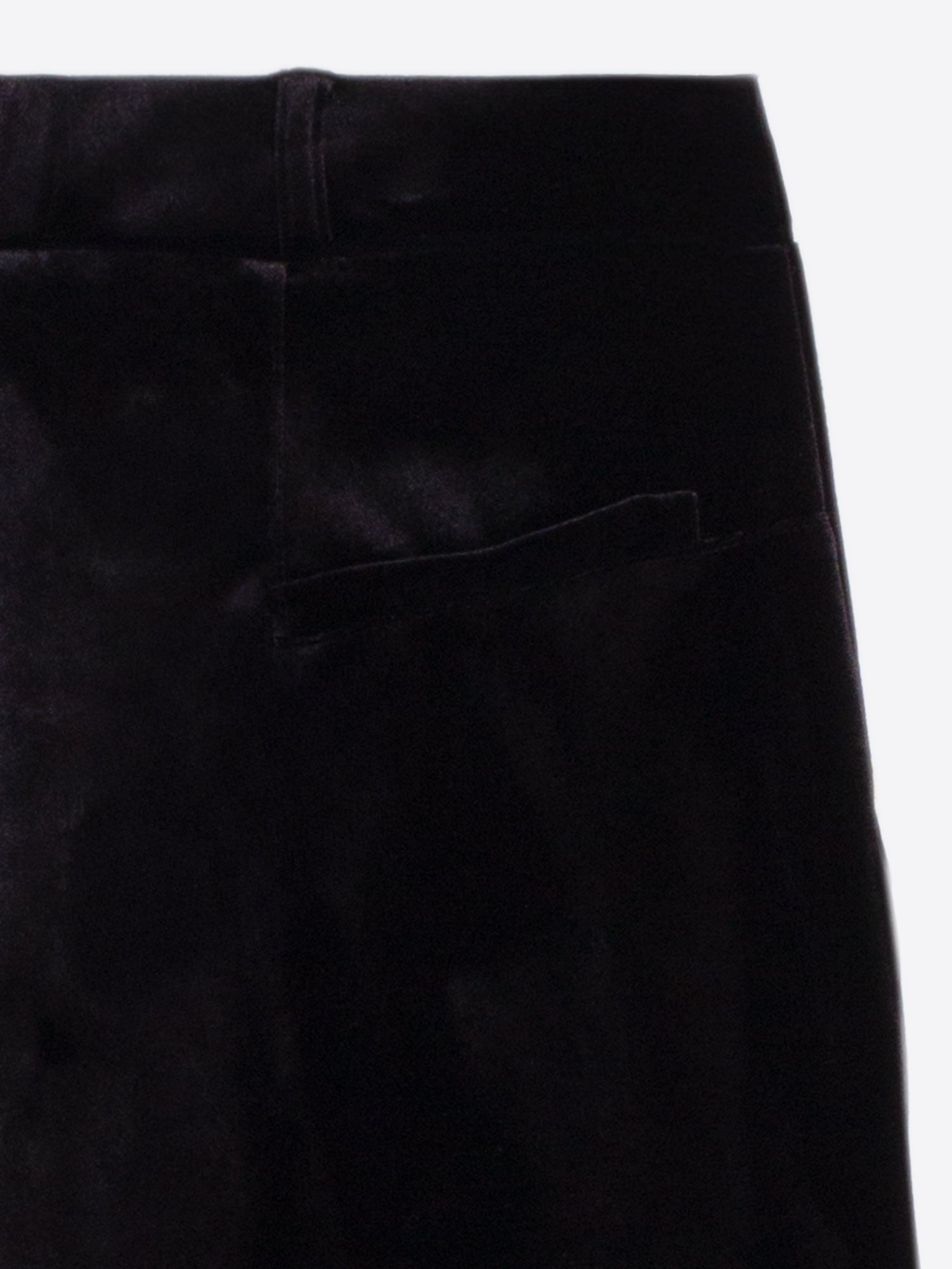 BLACK VELVET TROUSERS