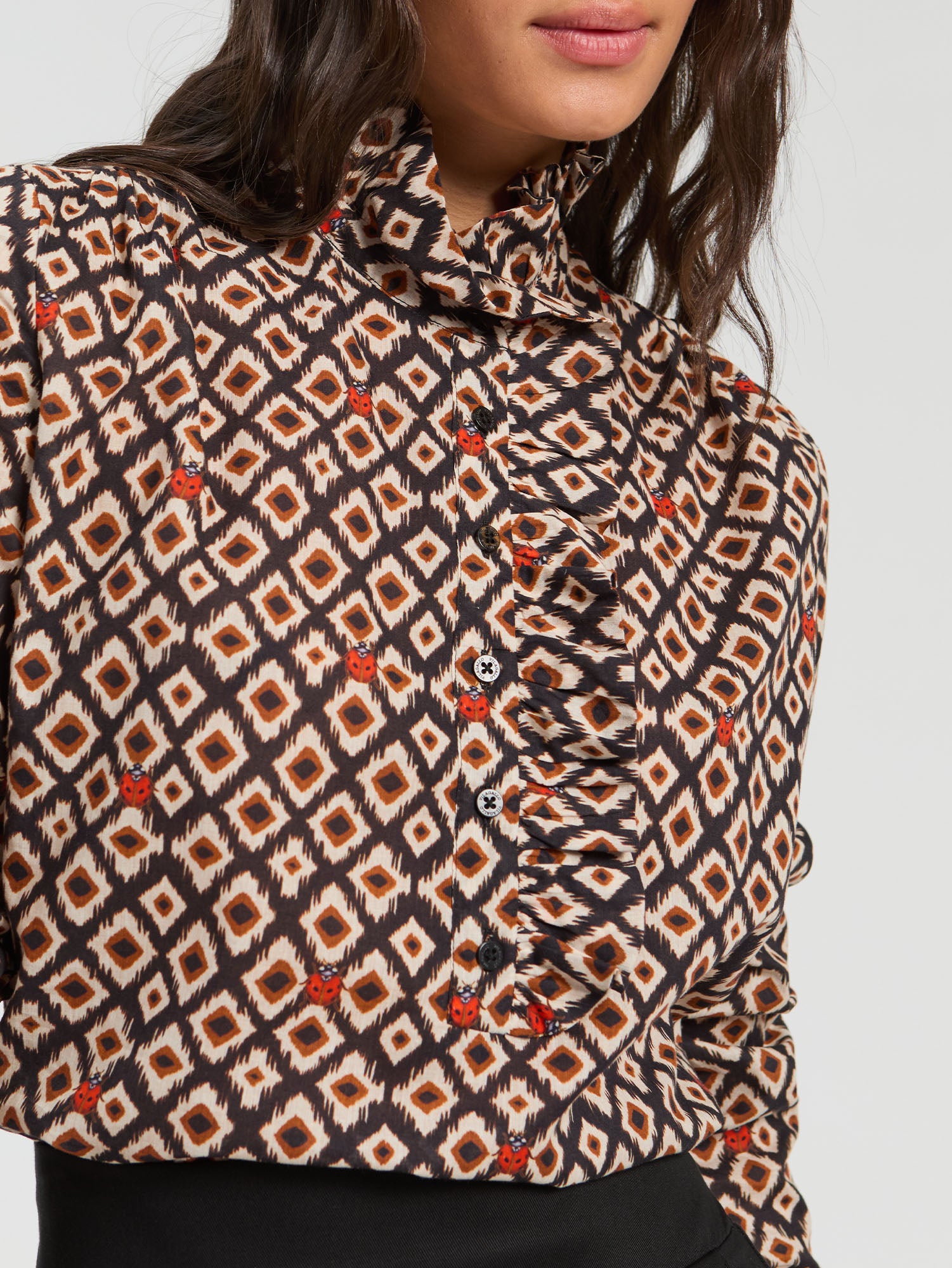 IKAT SHIRT MARIQUITAS RUFFLES