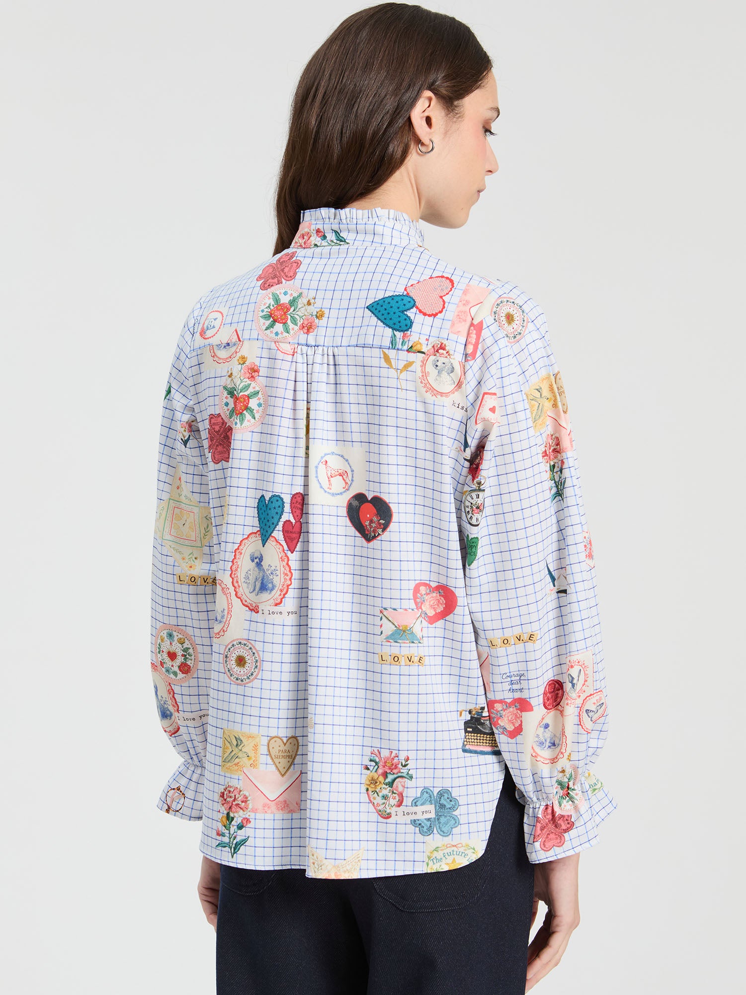 PLAID LOVE SHIRT