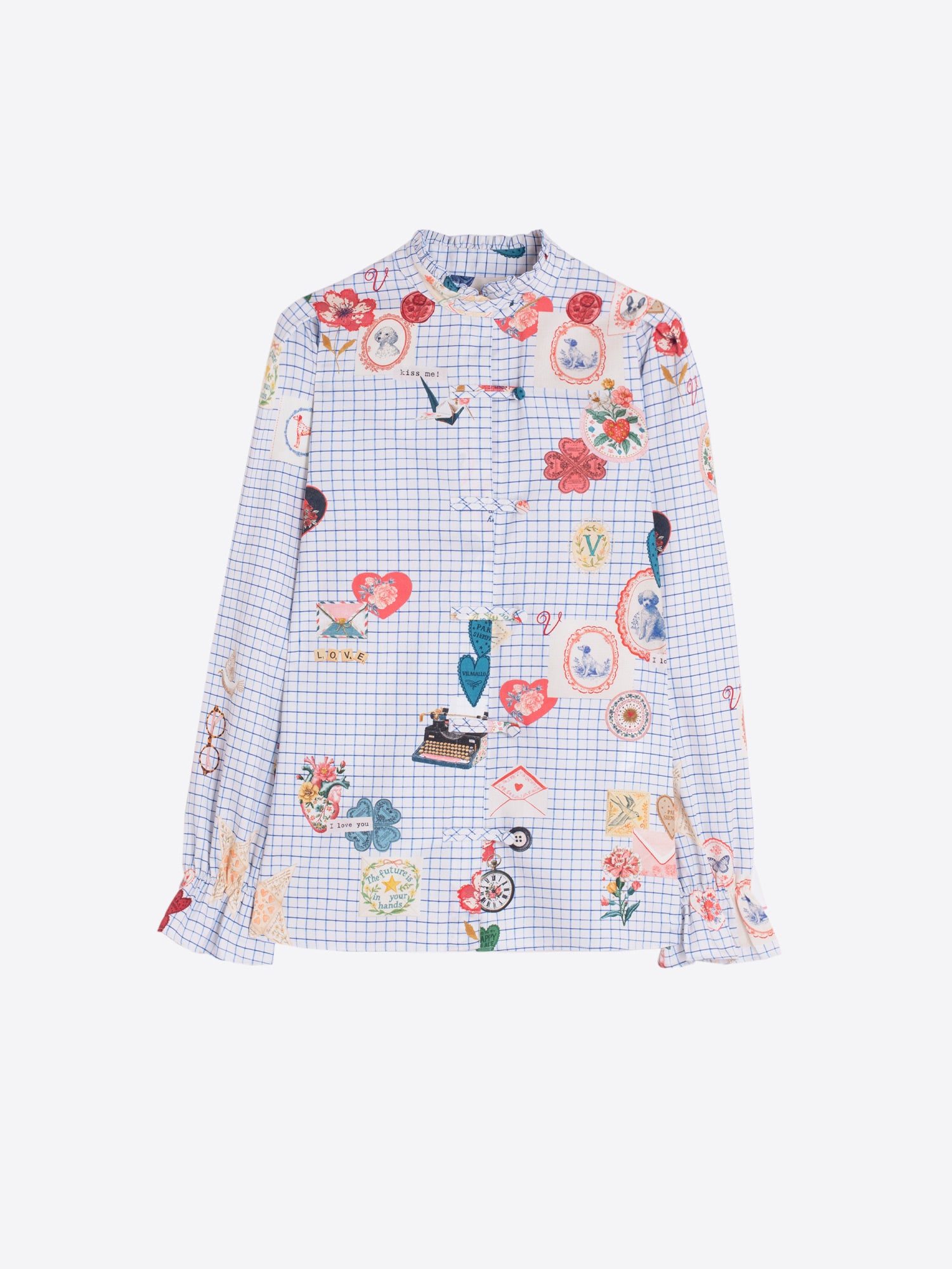 PLAID LOVE SHIRT