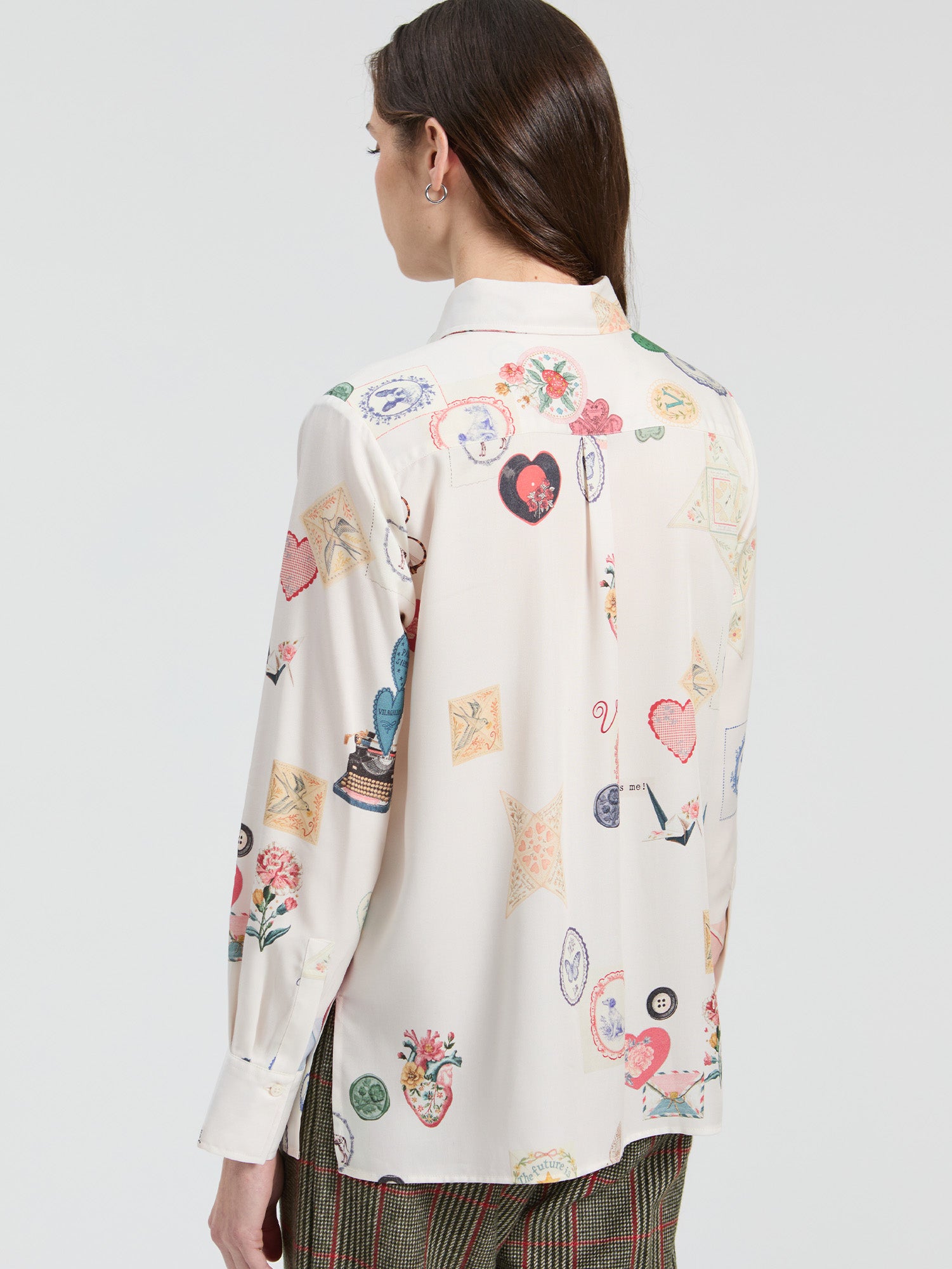 MULTICOLOR LOVE PRINT SHIRT