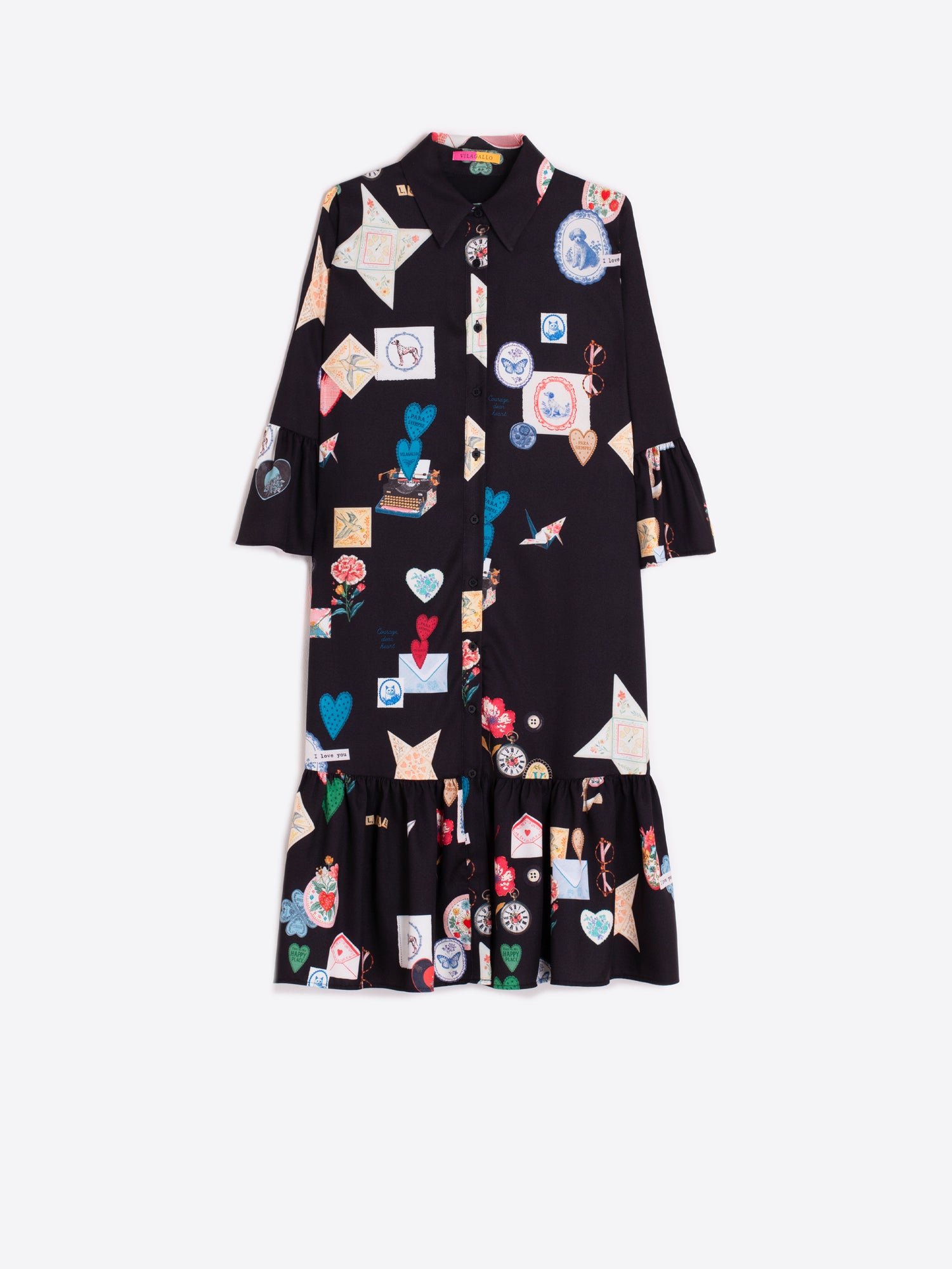 BLACK LOVE SHORT DRESS