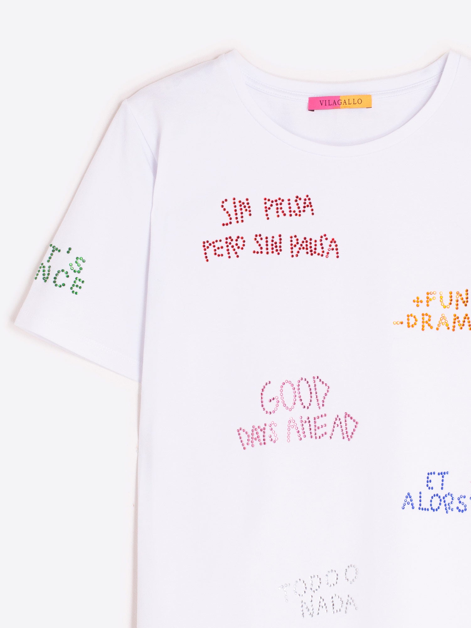 CAMISETA BLANCO FRASES
