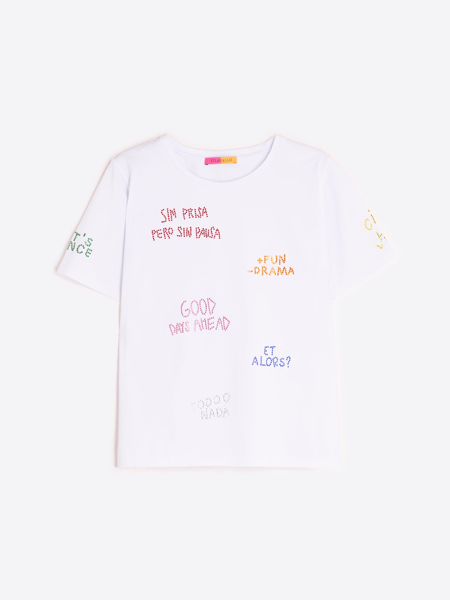 CAMISETA BLANCO FRASES