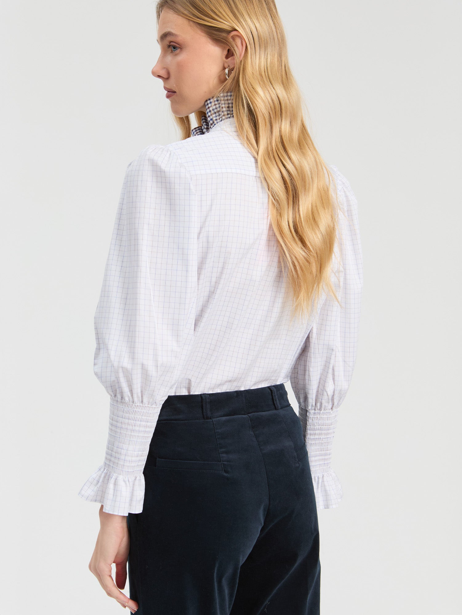 MINI PLAID SHIRT WITH BOW