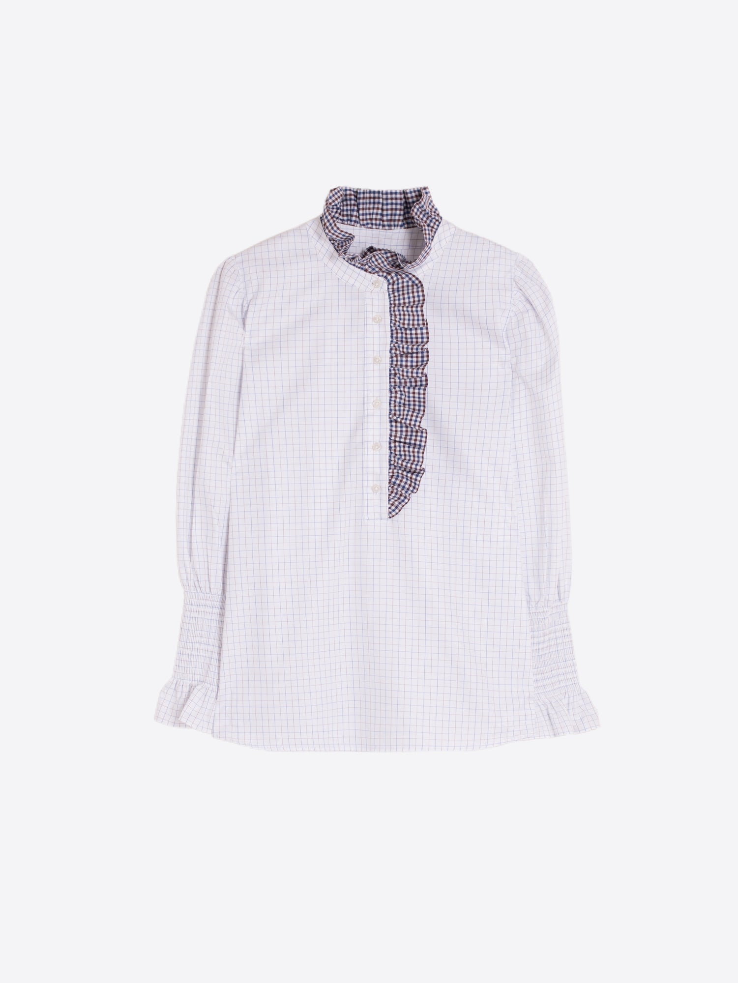 MINI PLAID SHIRT WITH BOW