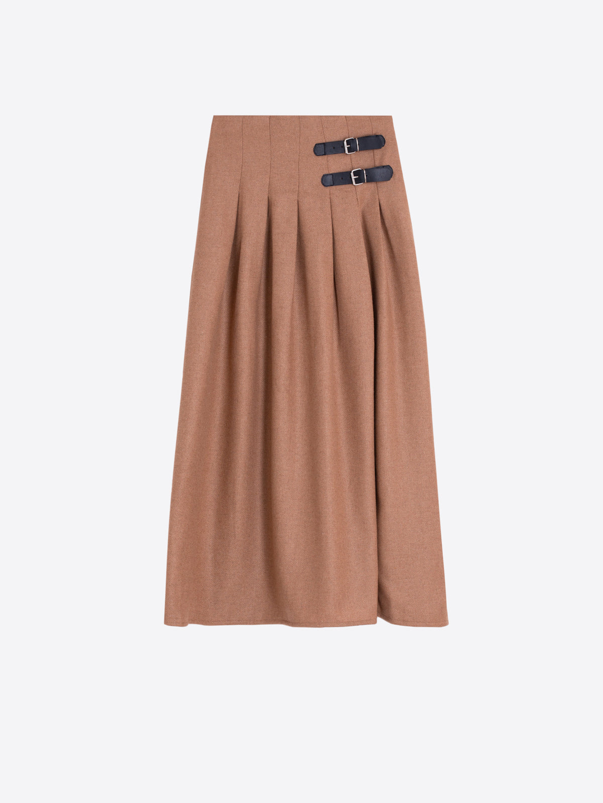 FALDA LARGA CAMEL TWEED
