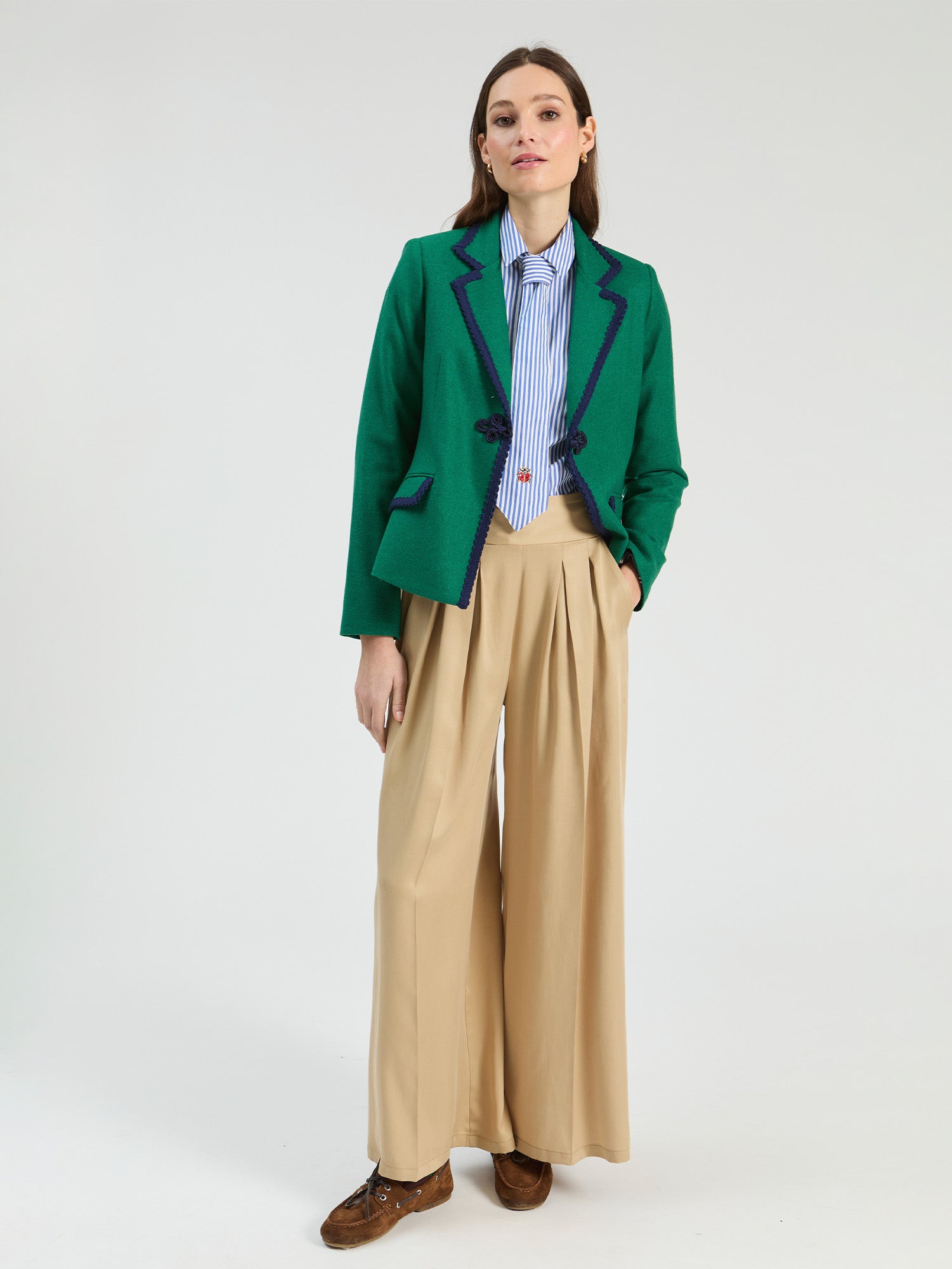 GREEN TWEED JACKET
