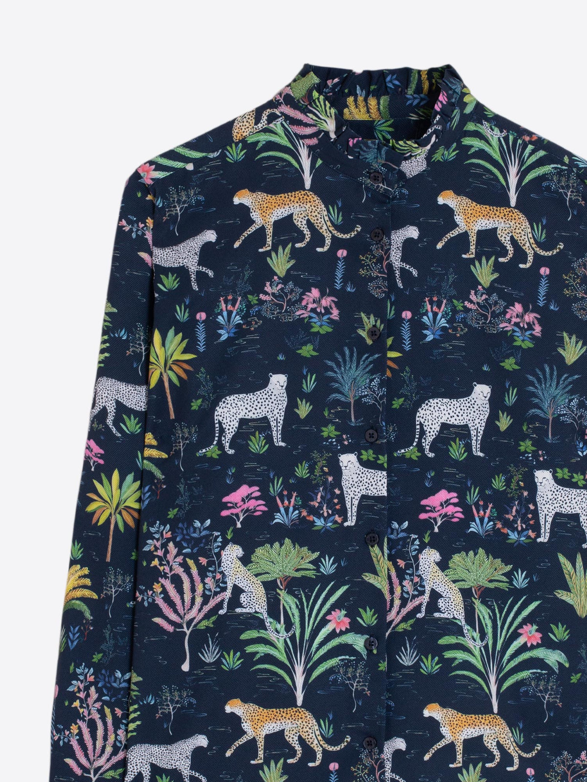 CAMISA GUEPARDOS AZUL MARINO