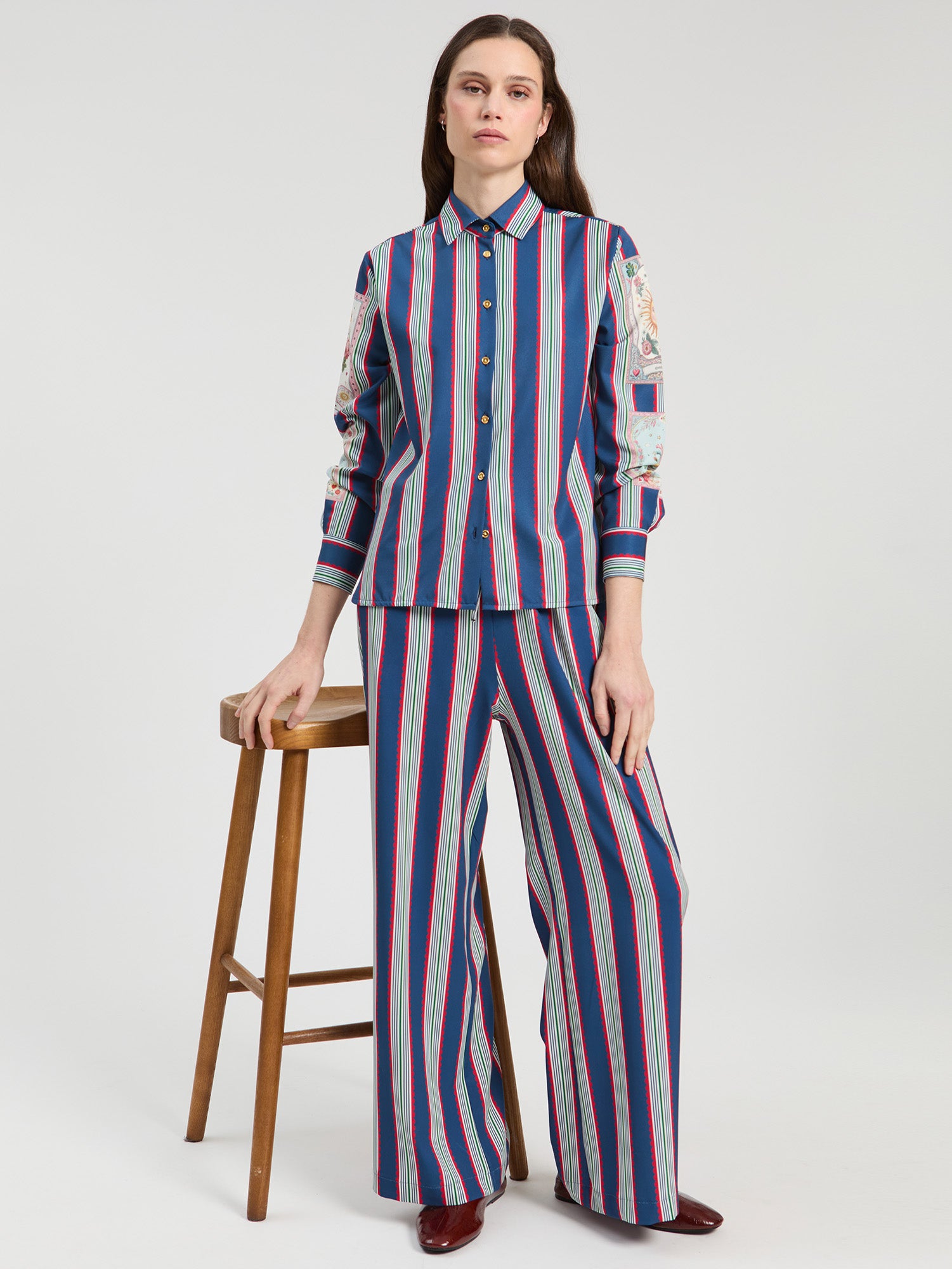 STRIPED MADRID TROUSERS